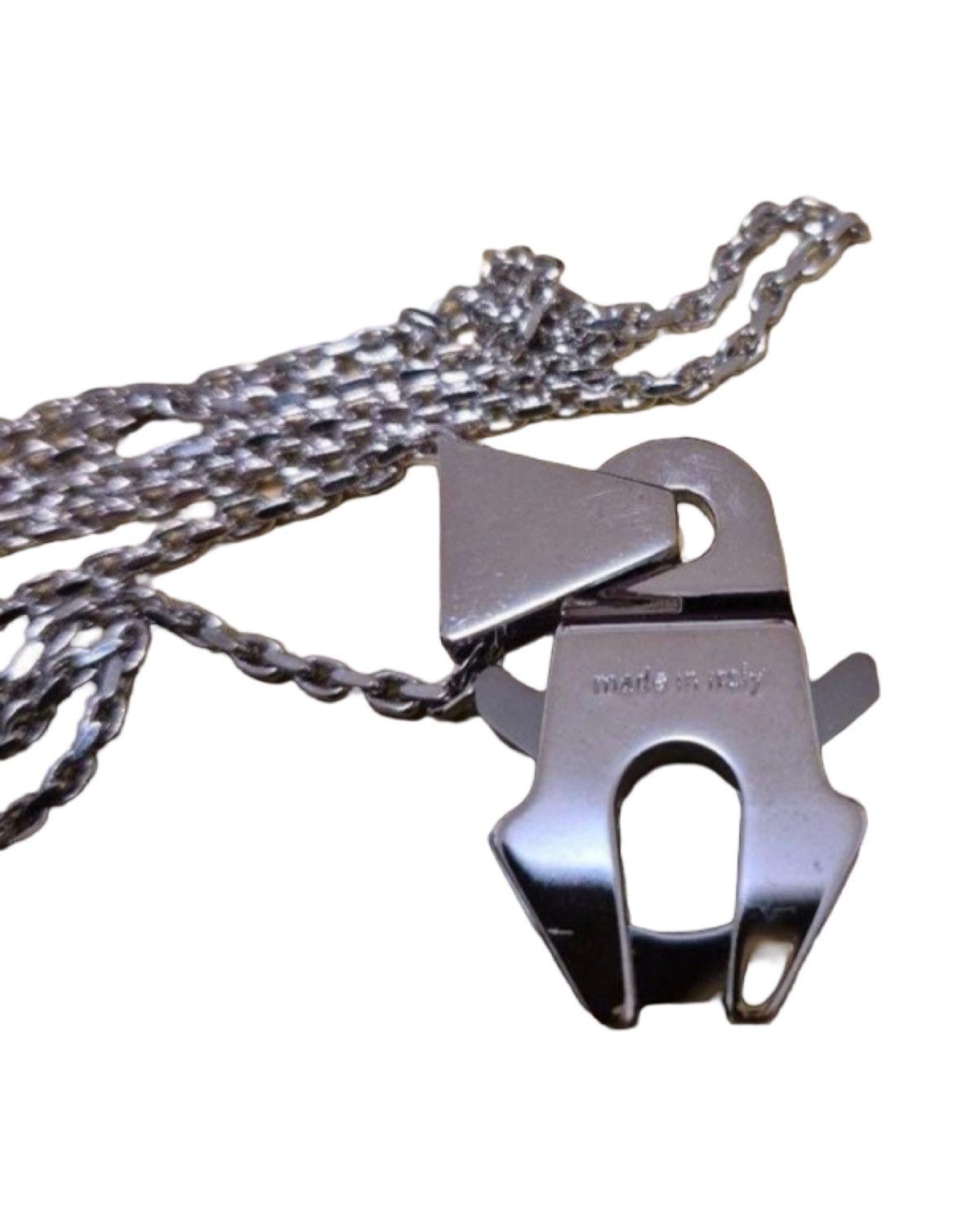Dolce & Gabbana Silver Plated Clasp Necklace Size ONE SIZE - 1 Thumbnail