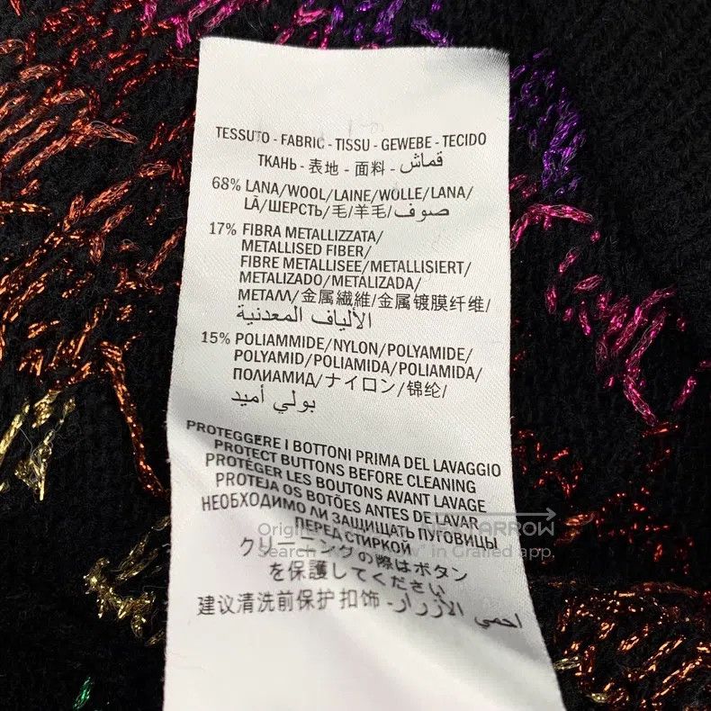 Gucci Gucci Colour block logo letter rainbow full print wool rou Size US S / EU 44-46 / 1 - 7 Thumbnail