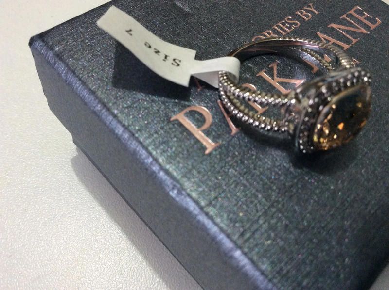 Designer Park Lane silver lovely stone ring Size 7 Size ONE SIZE - 6 Thumbnail