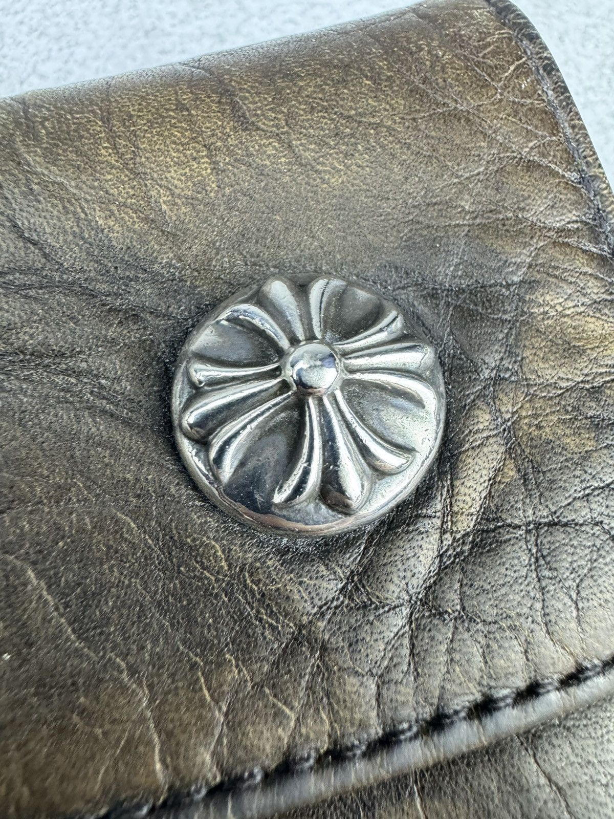 Chrome Hearts Chrome Hearts Wave Wallet Vintage Brown Plus Snap Size ONE SIZE - 9 Thumbnail