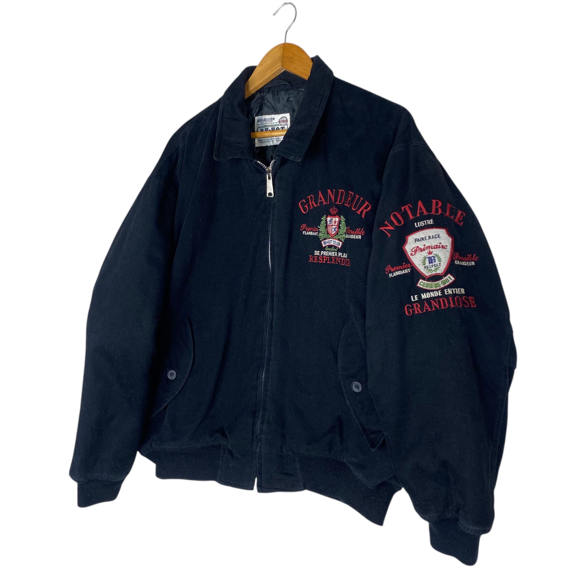 Japanese Brand 💥 JAPAN BB-HOT BAGGY BOMBER 90s JACKET Size US L / EU 52-54 / 3 - 2 Thumbnail