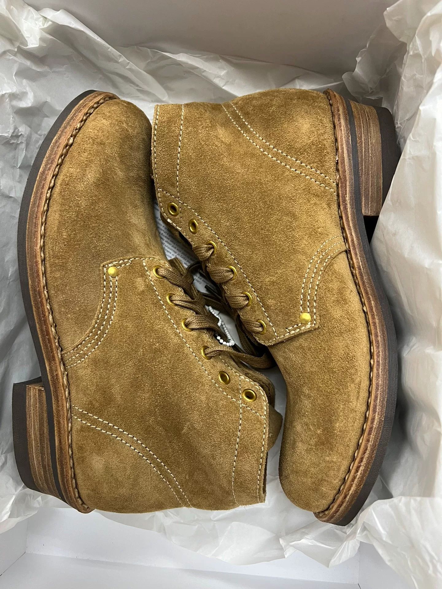 Visvim visvim brigadier boots folk w camel Size US 9 / IT 39 - 1 Thumbnail