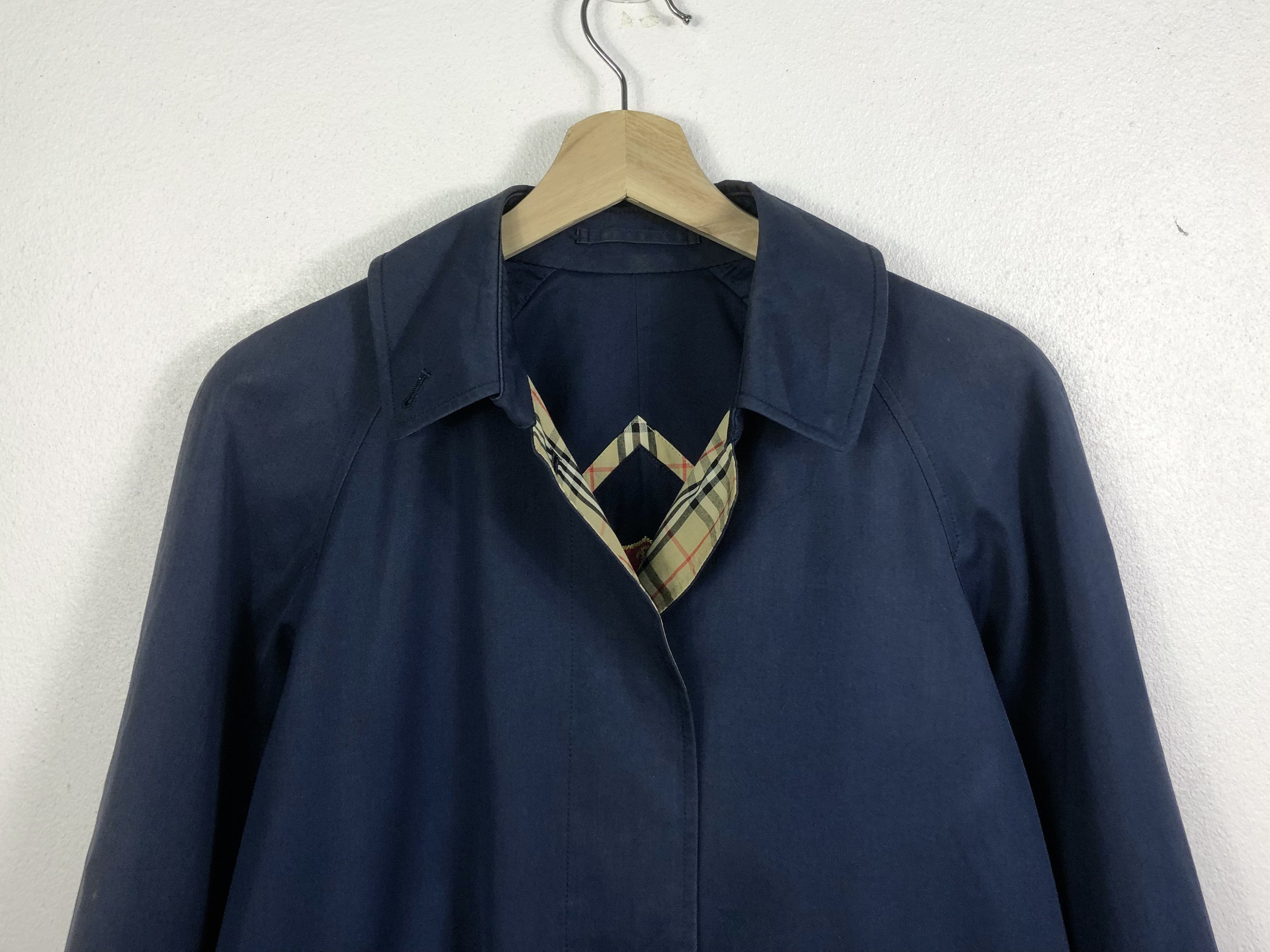 Burberry Prorsum Vintage Burberrys Nova Check Big Logo Trench Coat Jacket Size US M / EU 48-50 / 2 - 3 Thumbnail