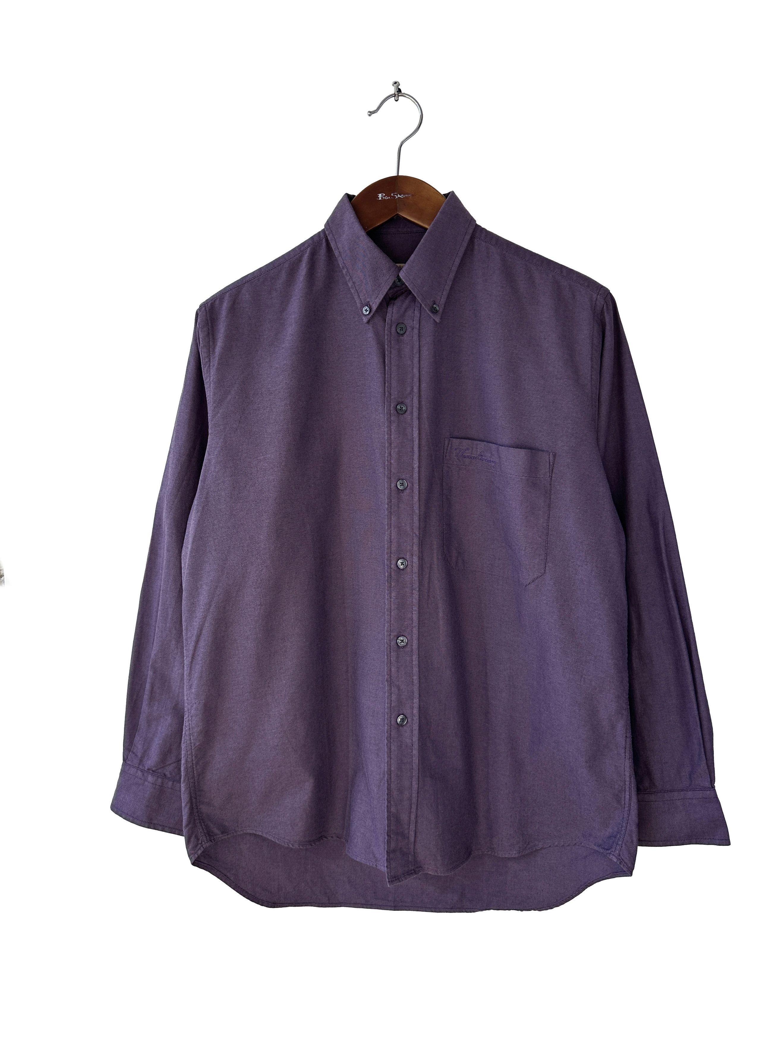 Burberry Thomas Burberry purple oxford shirt Size US L / EU 52-54 / 3 - 2 Thumbnail