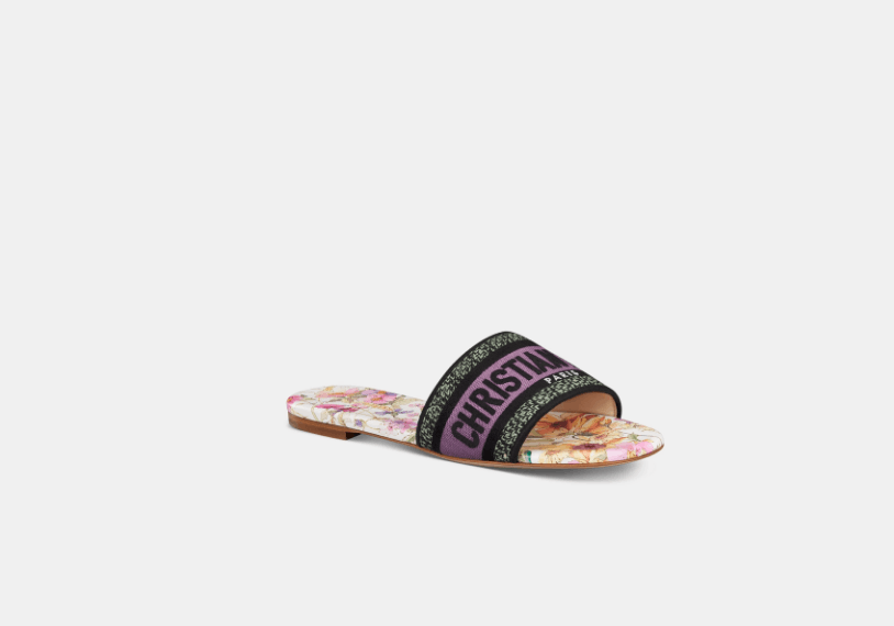 Dior o1w1db10625 KCQ209 Dway Slides in Multicolor Size US 10 / IT 40 - 2 Thumbnail