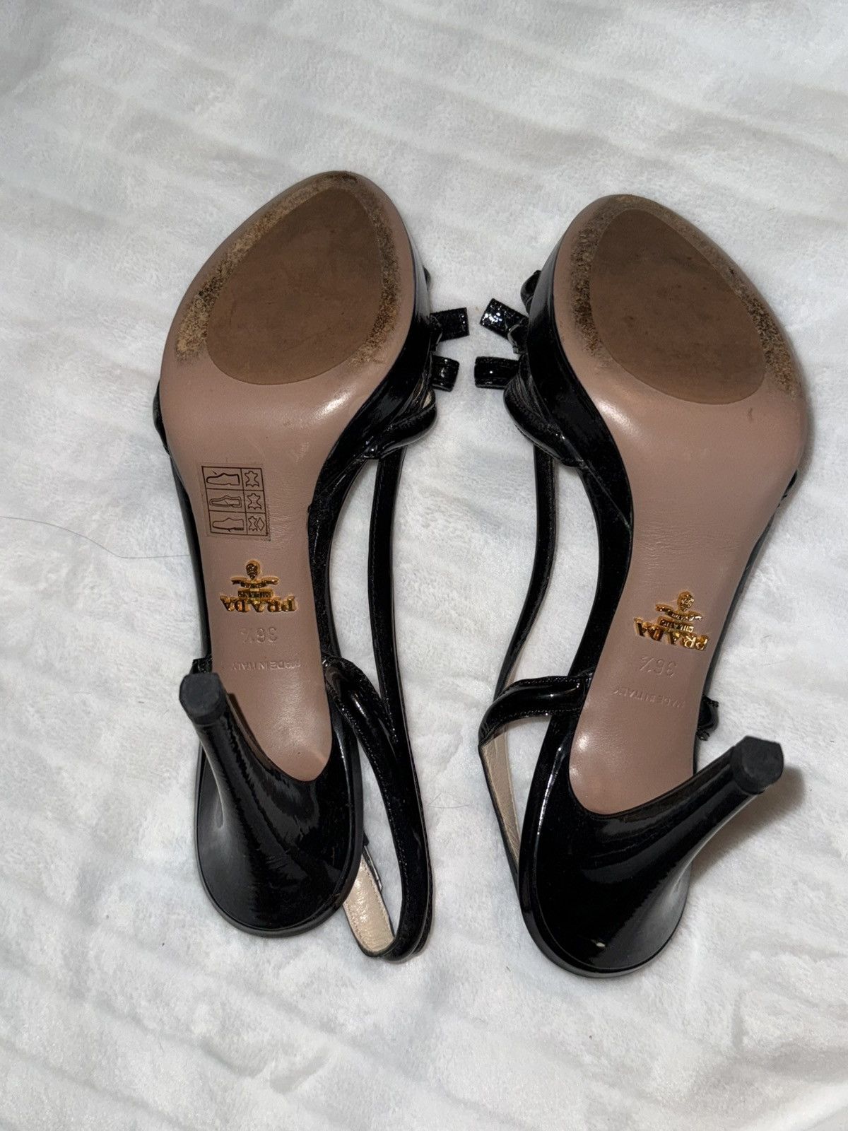 Prada Prada bow sling back heels Size US 5.5 / IT 35.5 - 5 Thumbnail