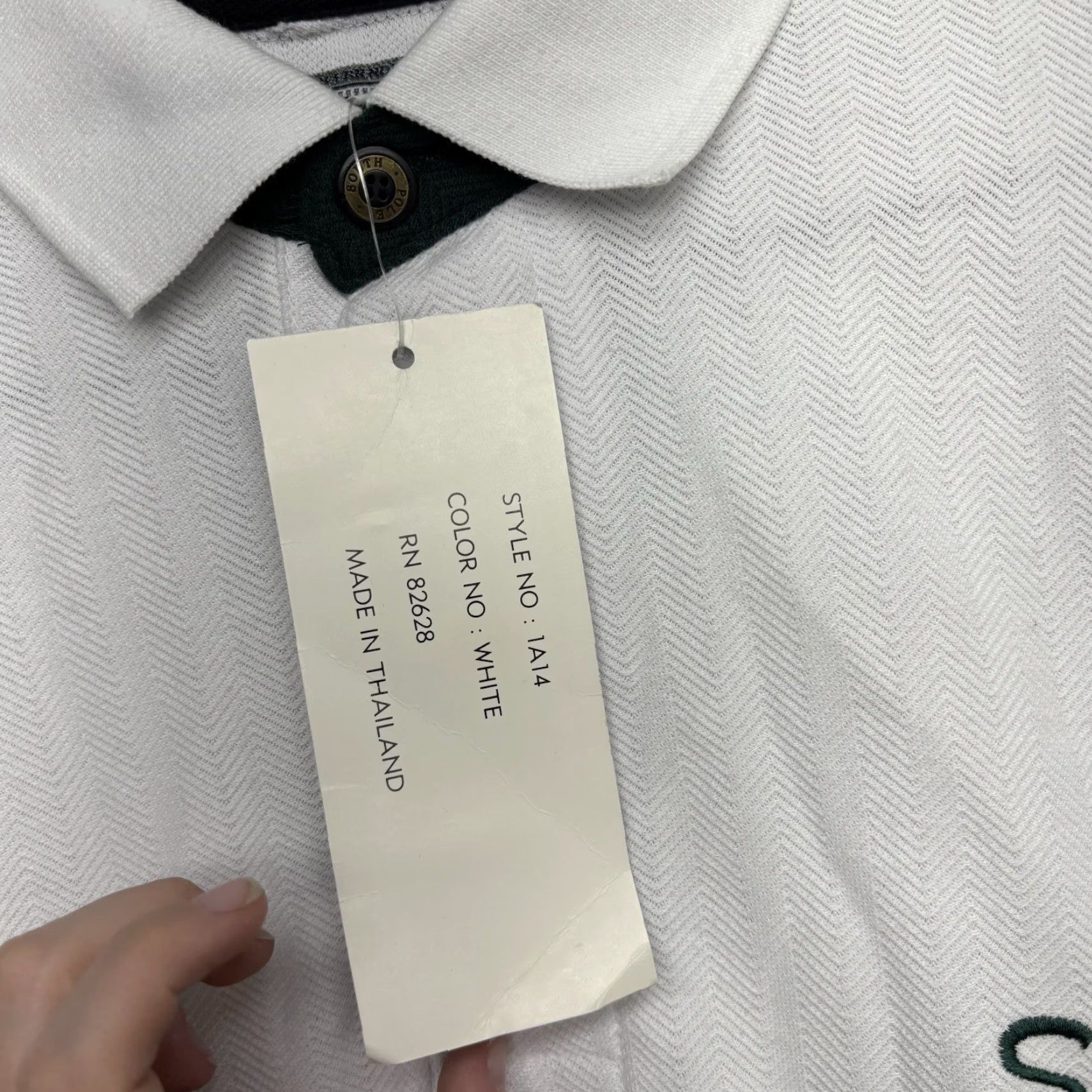 Southpole VINTAGE South Pole Shirt Mens L White Striped 90s USA Polo Short Sleeve Rugby NWT Size US L / EU 52-54 / 3 - 5 Thumbnail