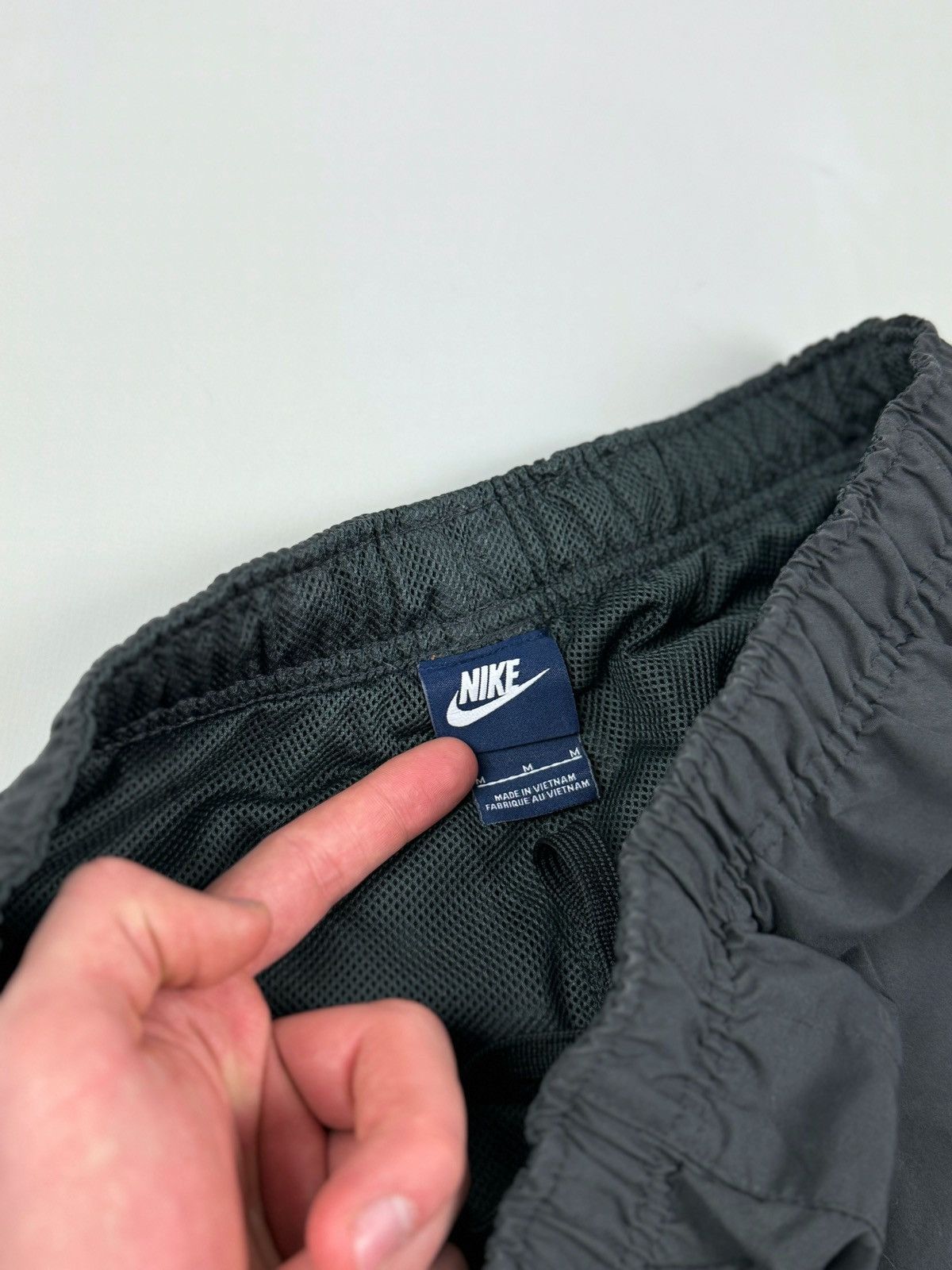 Nike Nike Swoosh Drill Gray Track Pants Size US 32 / EU 48 - 9 Thumbnail