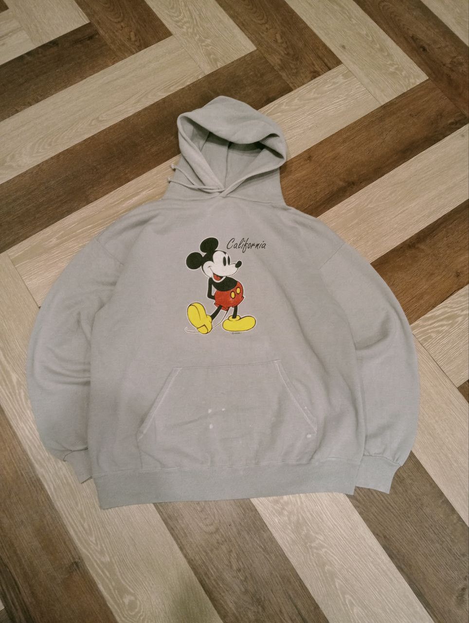 Vintage VINTAGE VELVA SHEEN MICKEY CALIFORNIA HOODIE - SIZE XL Size US XL / EU 56 / 4 - 1 Thumbnail