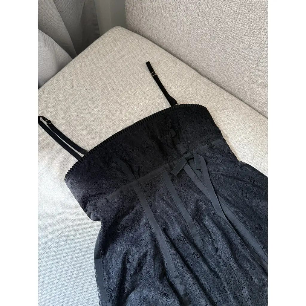 Dolce & Gabbana Dolce & Gabbana Black Lace Corset Mini Dress Size IT42 Size M / US 6-8 / IT 42-44 - 3 Thumbnail