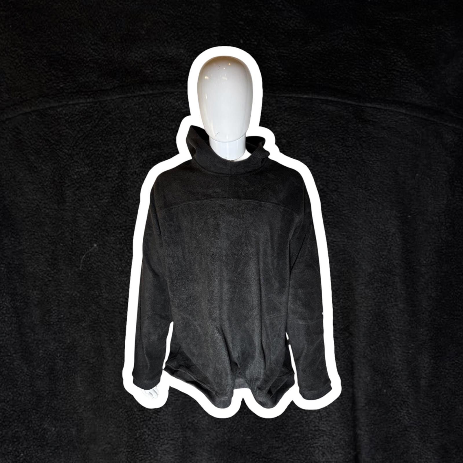 Adidas Adidas Black Fleece Hoodie with High Neck Size US XL / EU 56 / 4 - 1 Thumbnail
