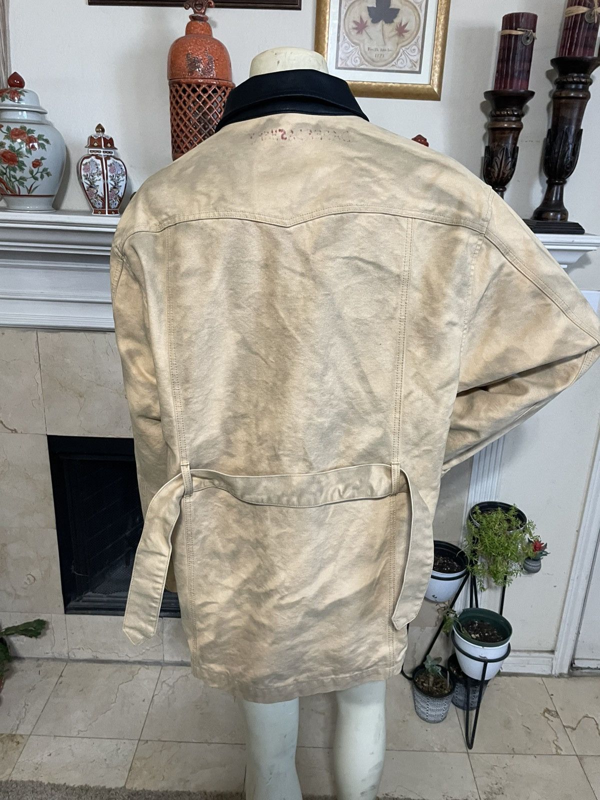 Other DaperDashery Fleur De Lis Denim Workwear jacket Size US XXL / EU 58 / 5 - 3 Thumbnail