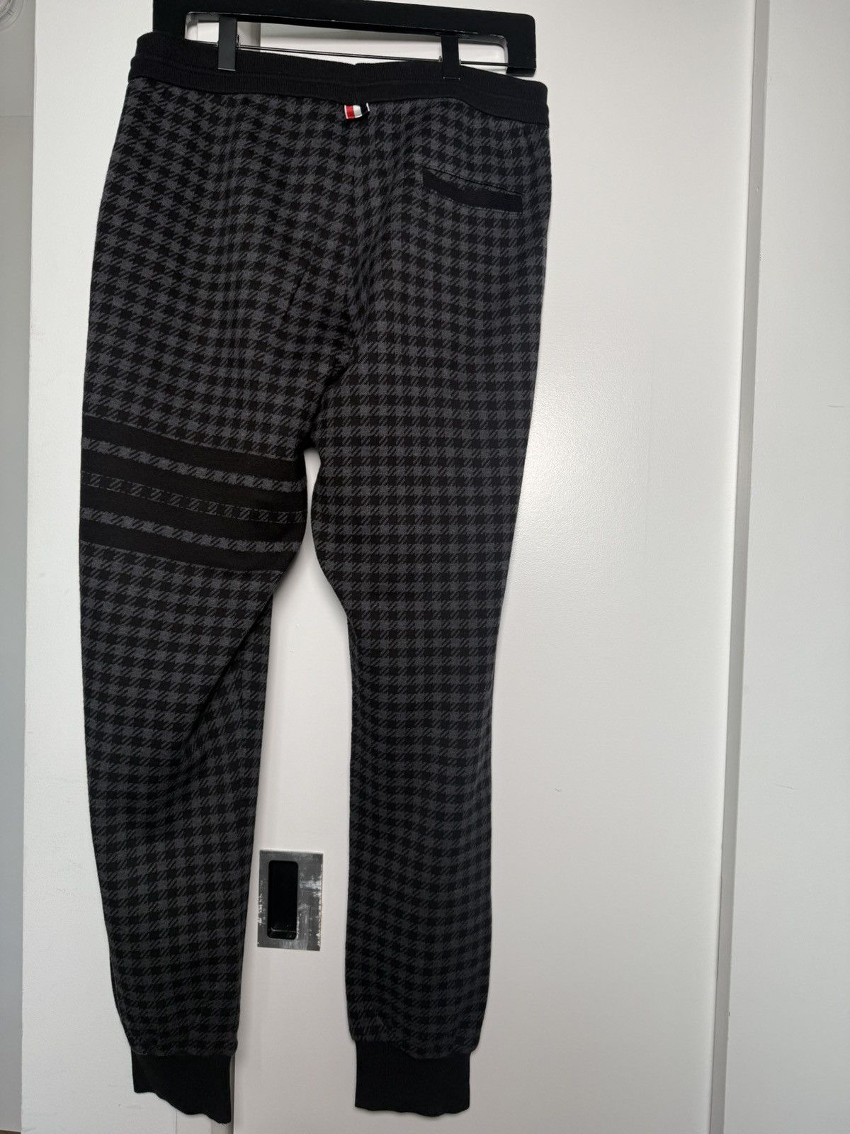Thom Browne Thom Browne Knit Houndstooth Joggers Size US 34 / EU 50 - 3 Thumbnail