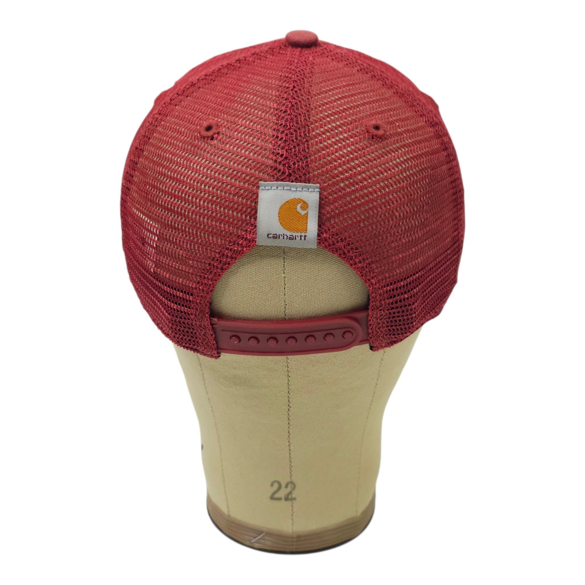 Carhartt Carhartt Canvas Mesh Back Logo Graphic Cap Hat Snapback Size ONE SIZE - 4 Thumbnail