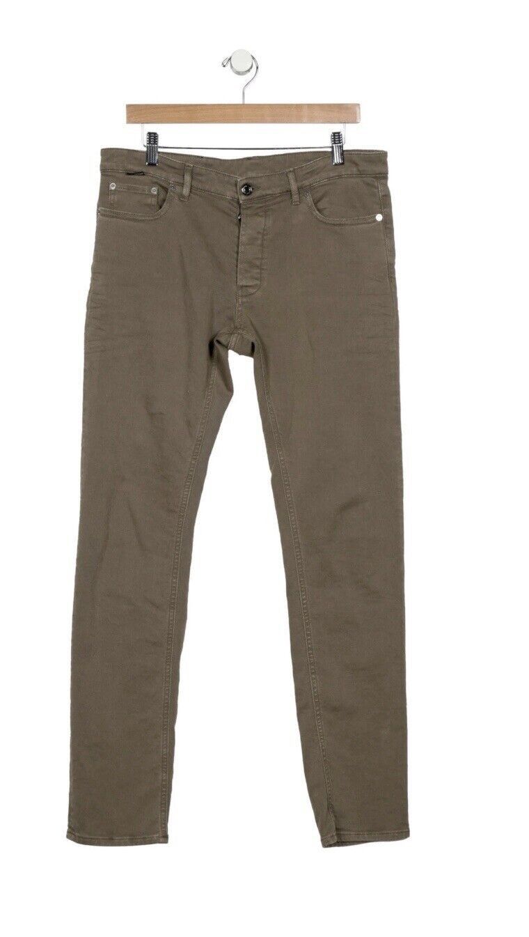 Viktor & Rolf Viktor & Rolf Men's Brown Chino Cotton Pants US 34x32 EU 50 Size US 34 / EU 50 - 1 Thumbnail