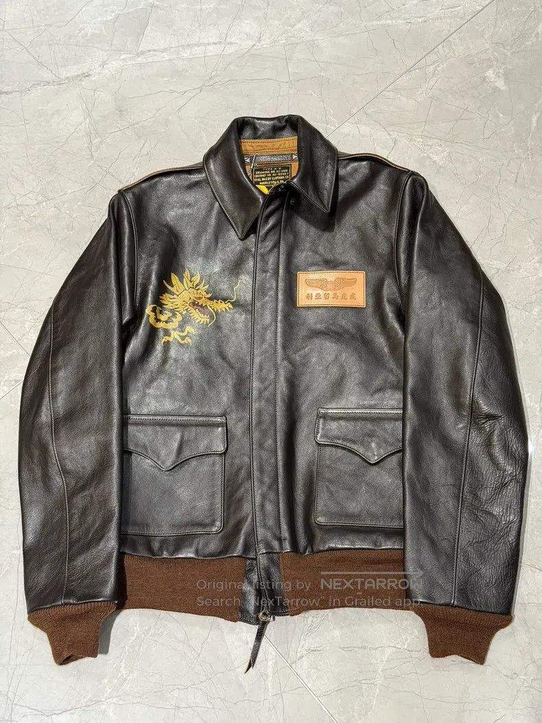 The Real McCoy's The Real McCoys Horseskin flight jacket Size US M / EU 48-50 / 2 - 1 Thumbnail