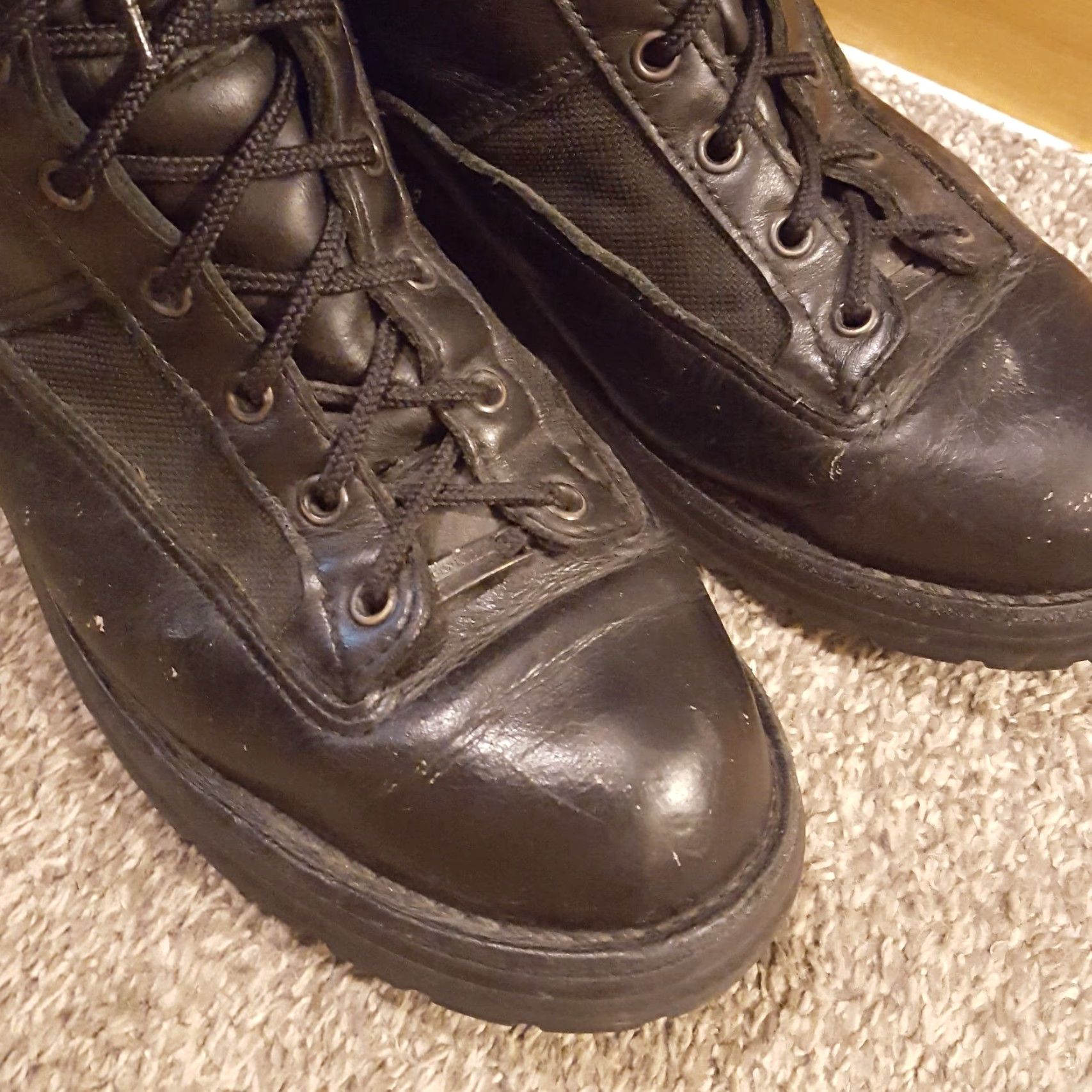 Danner Danner Acadia Gore-Tex Black Leather Mens Size 11.5 USA Made Military Work Boots Size US 12 / EU 45 - 4 Thumbnail