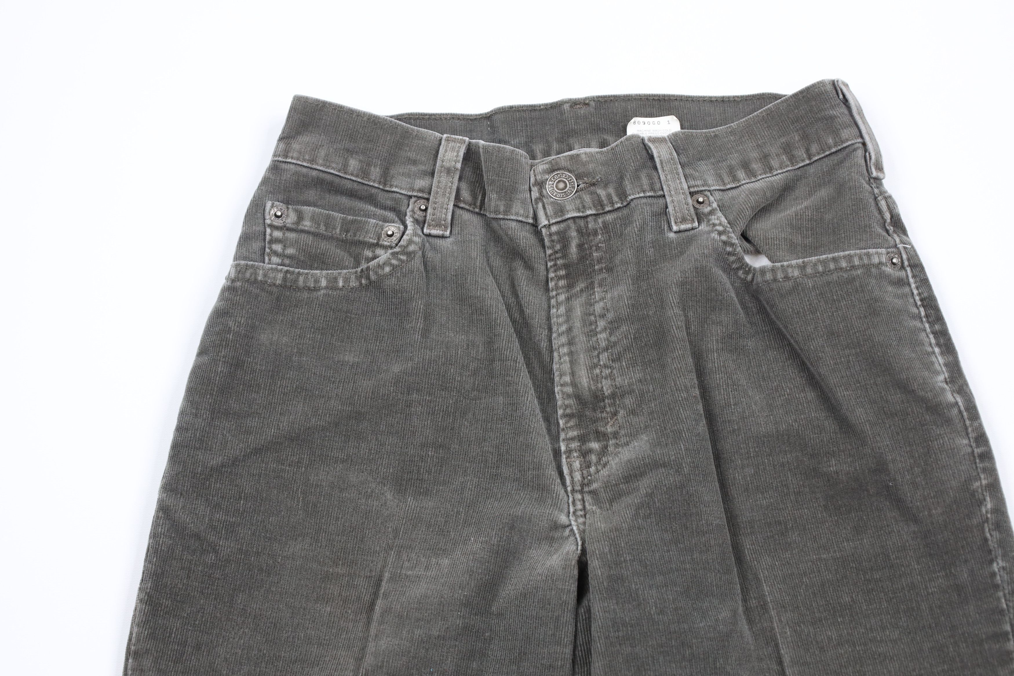 Levi's × Vintage Vintage Y2K 2000 Levis 550 Tapered Leg Corduroy Pants USA Size 27" / US 4 / IT 40 - 2 Thumbnail