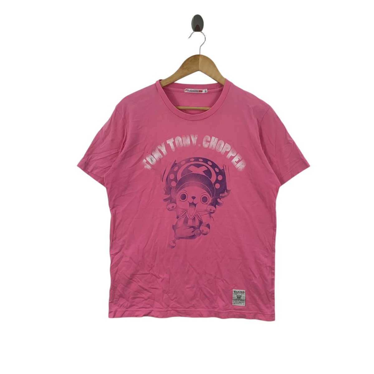 Anime ANIME ONE PIECE Tony Chopper Luffy Crew Pink Tee Shirt Top Size L / US 10 / IT 46 - 1 Thumbnail