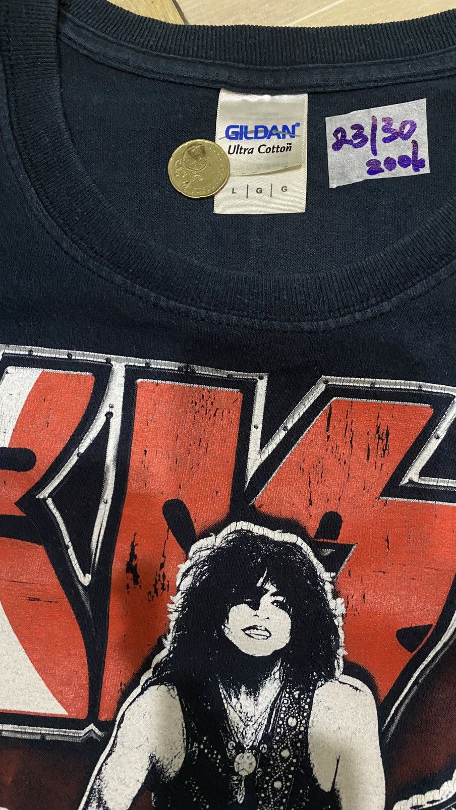 Band Tees × Gildan × KISS Kiss - Nagoya Tokyo Japan 2015 Band Tee Size US L / EU 52-54 / 3 - 6 Thumbnail