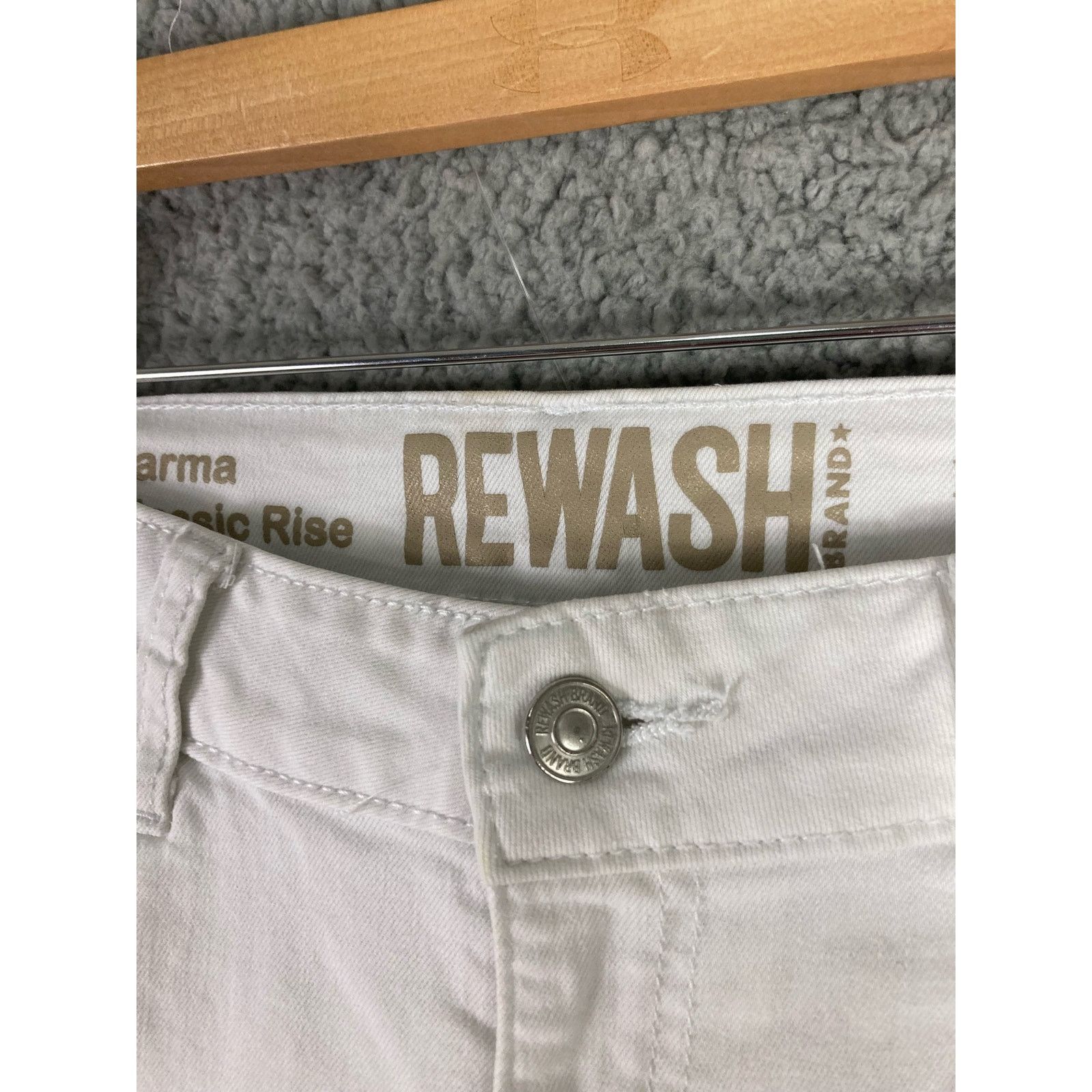 Other Rewash Jeans Pants Size 11 Womens White Denim Stretch Size 30" / US 8 / IT 44 - 5 Thumbnail