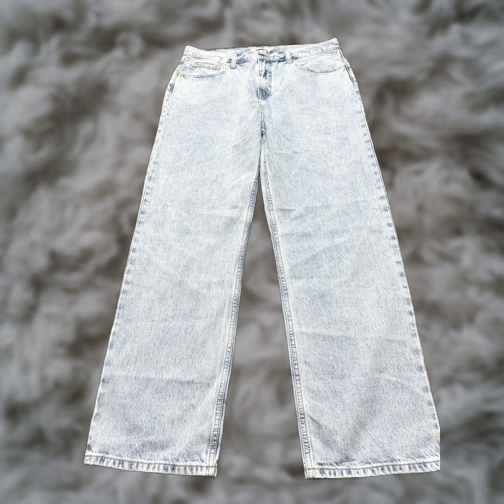 Levi's Levi’s Low Pro Straight Women’s Jeans Size 32 Light Wash Blue Denim 36X32 High Size 24" / US 00 / IT 34 - 1 Thumbnail