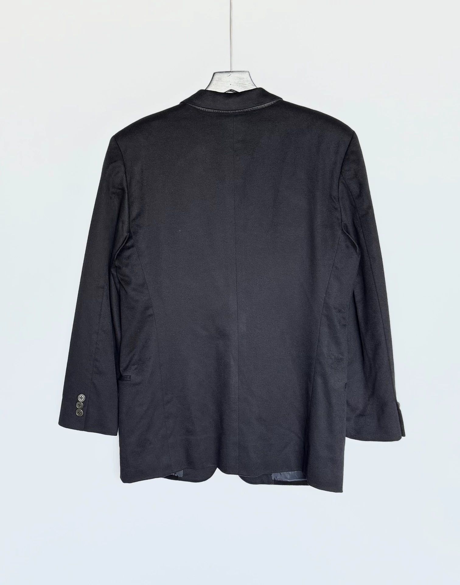 Giorgio Armani Giorgio Armani 9/10 Black Pure Cashmere Blazer 46 Size 46S - 3 Thumbnail