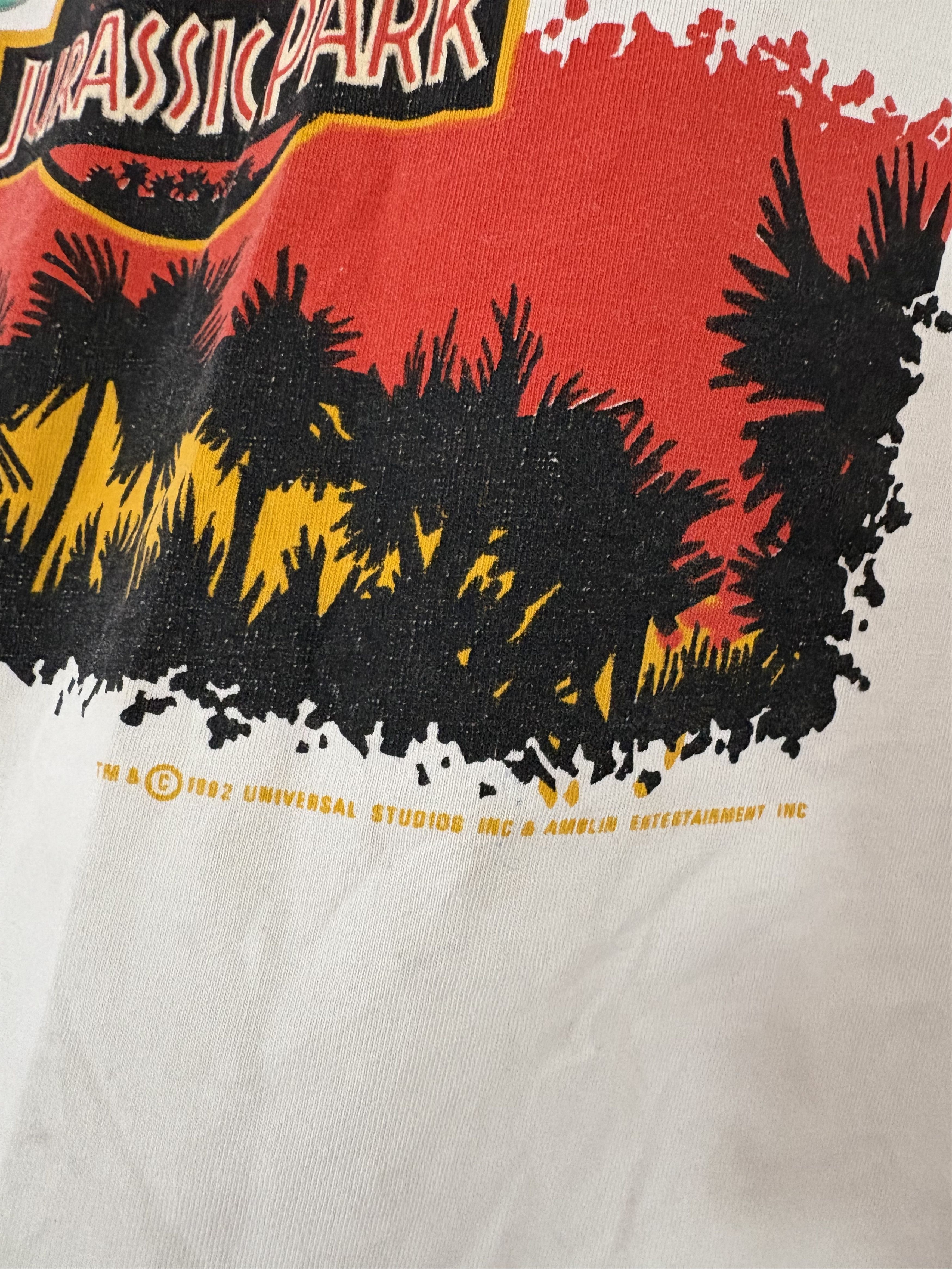 Anvil Vintage Jurassic Park 90s universal studio single stitch tee Size US L / EU 52-54 / 3 - 4 Thumbnail