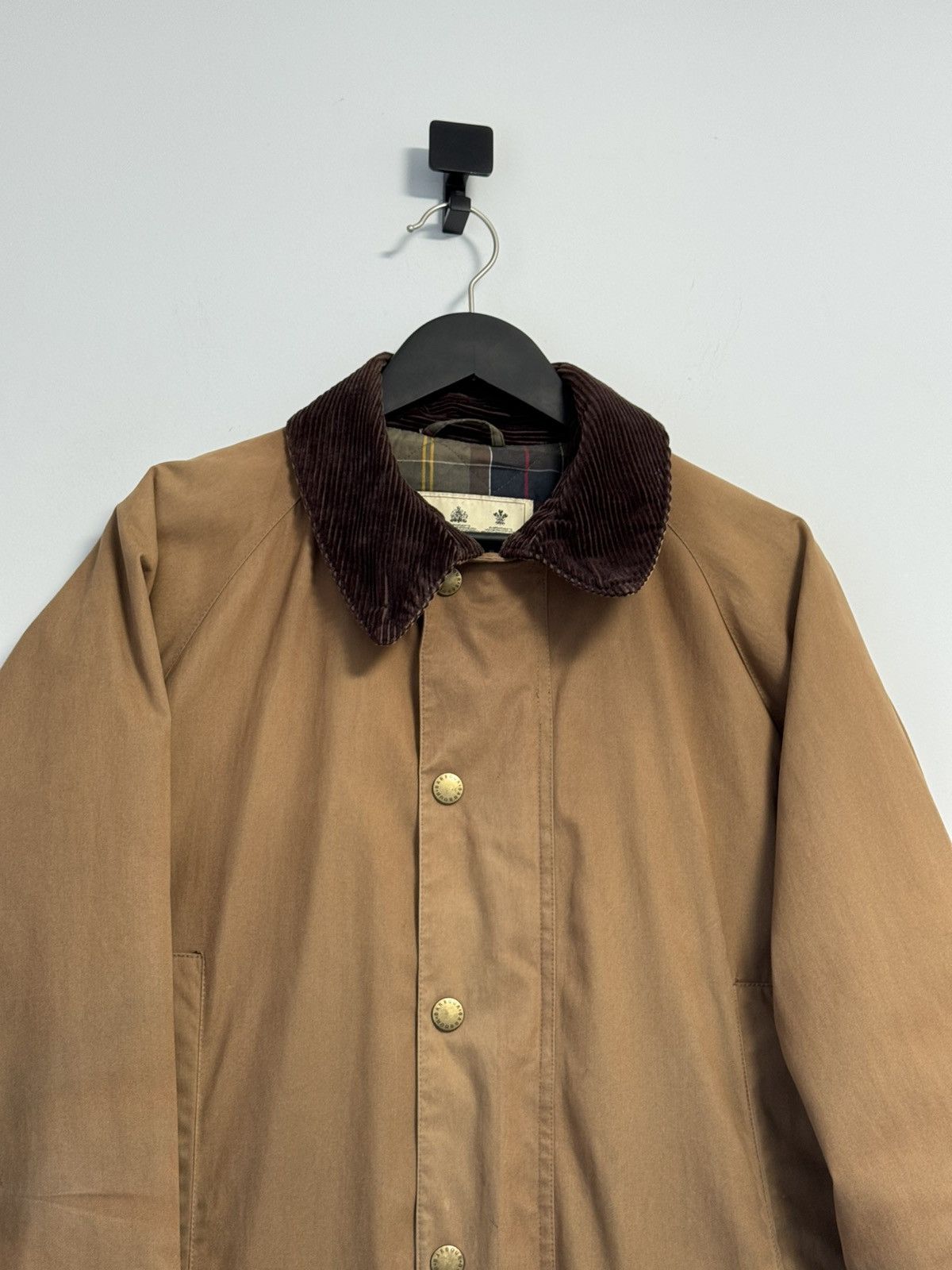 Barbour Barbour Linton Utility Field Jacket Brown Tartan Lined Size US L / EU 52-54 / 3 - 5 Thumbnail