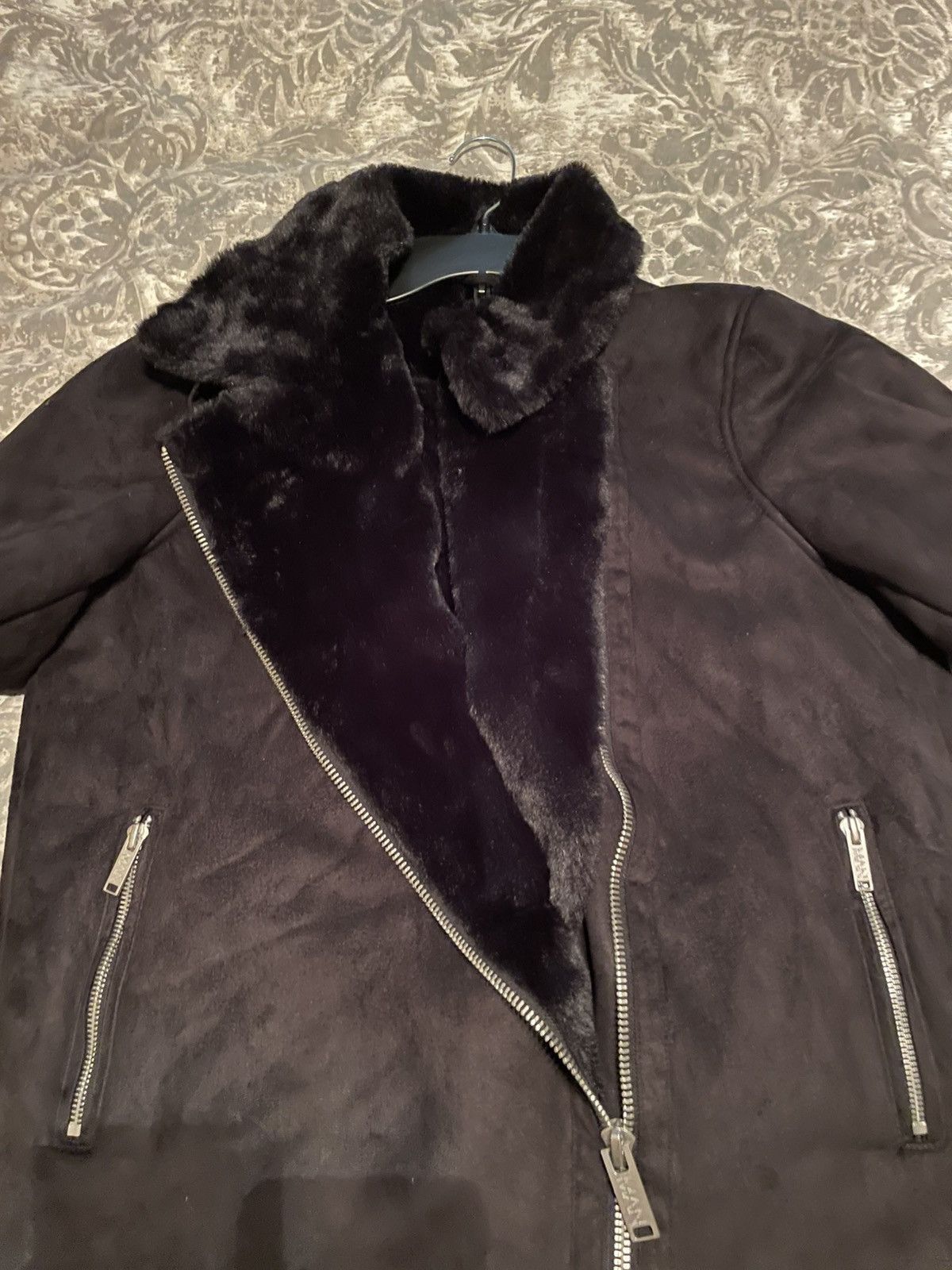 Vintage Suede & Fur faux heavy jacket Size US M / EU 48-50 / 2 - 4 Thumbnail