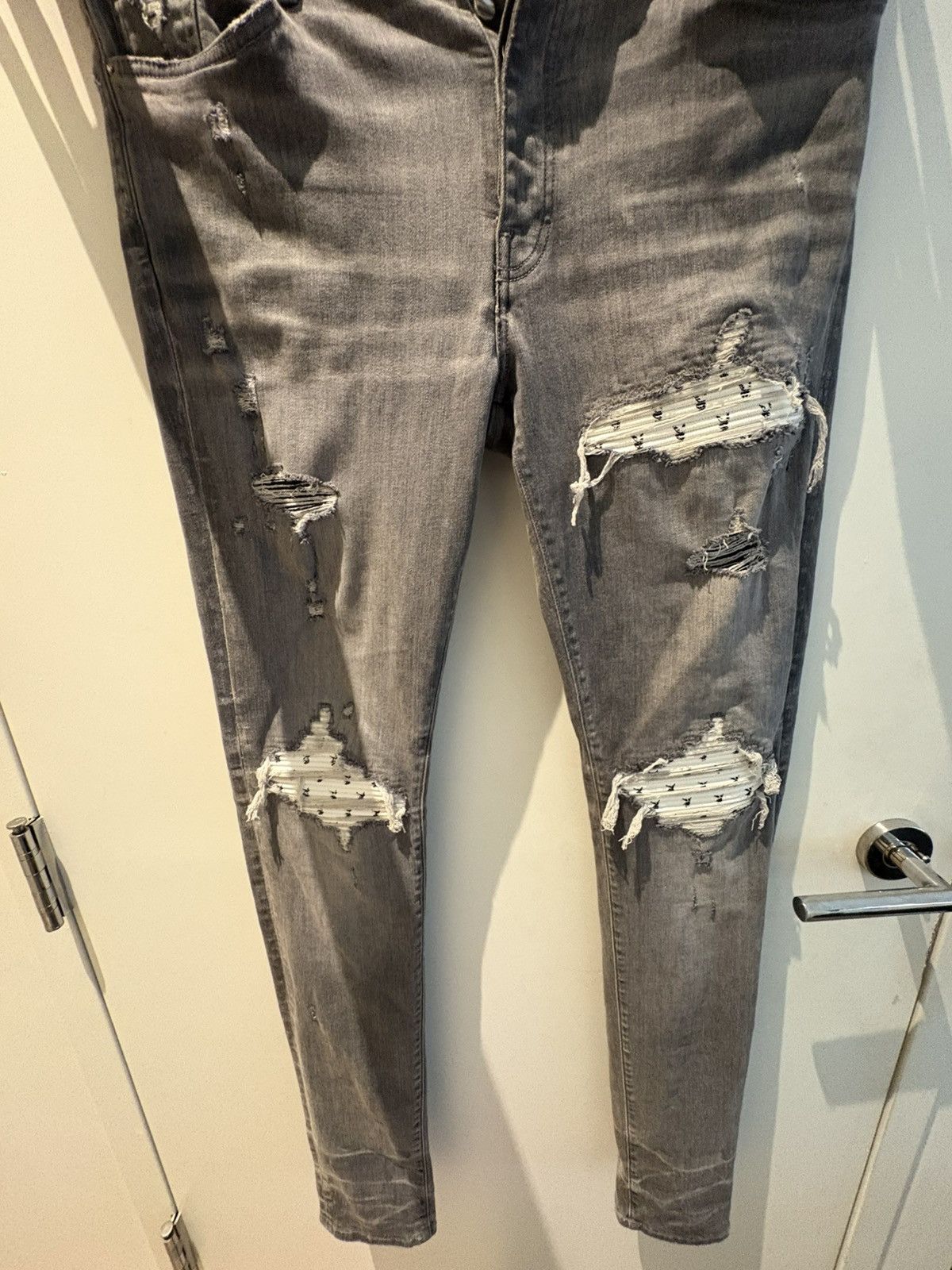 Amiri Amiri Playboy MX1 Grey Jeans Size US 36 / EU 52 - 19 Thumbnail