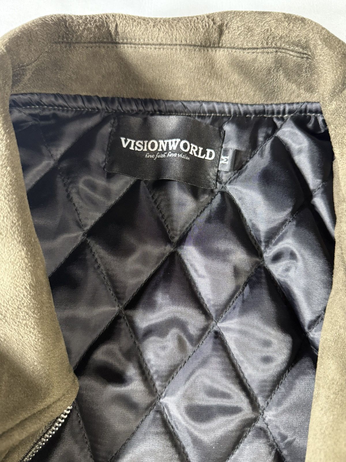 Vision Streetwear Visionworld Suede Embroidered Jacket Size US M / EU 48-50 / 2 - 4 Thumbnail