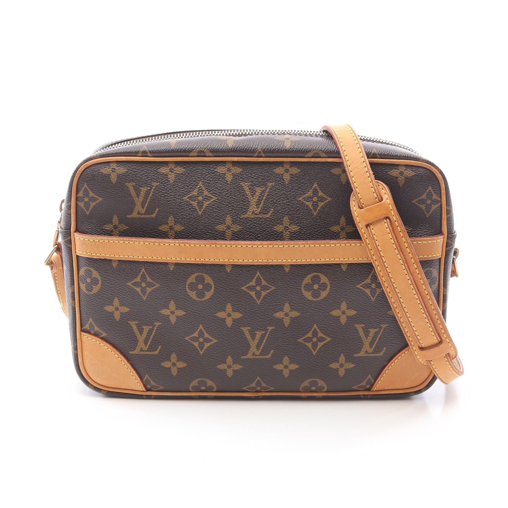 Louis Vuitton Louis Vuitton Trocadero 27 Monogram Shoulder Bag Leather Brown Size ONE SIZE - 1 Thumbnail