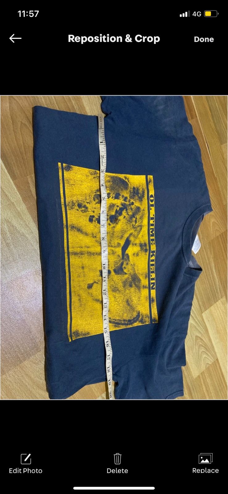 Rap Tees Y2k Raptees Ol Time Killin / HIPHOP/grunce/metal/hardcore Size US M / EU 48-50 / 2 - 3 Thumbnail