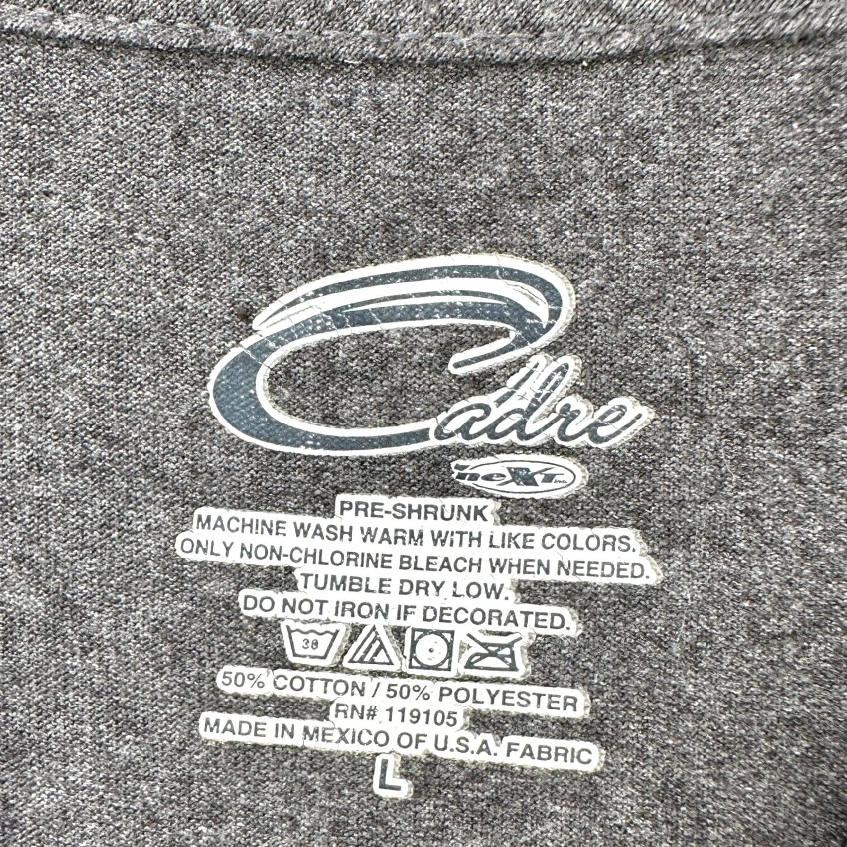 Vintage Notre Dame Fighting Irish Men T-Shirt Large Gray Crewneck Short Sleeve Tee Cadre Size US L / EU 52-54 / 3 - 4 Thumbnail