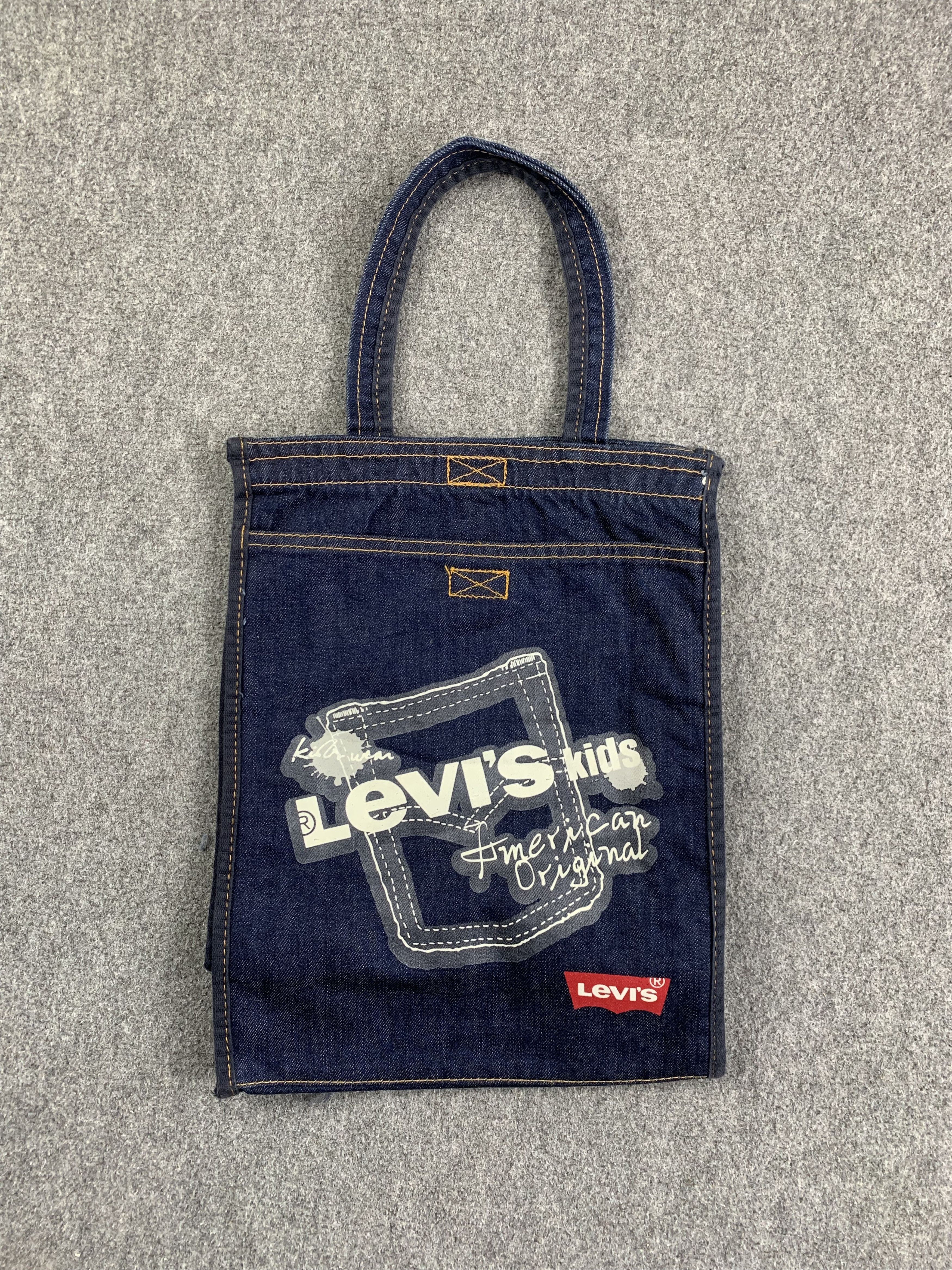 image of Levis Kids Denim Totebag in Blue Denim