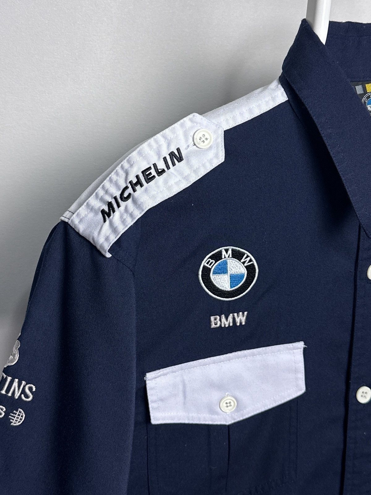 BMW BMW Vintage Williams Team F1 Racing Michelin Shirt Button Up Size US XXL / EU 58 / 5 - 5 Thumbnail