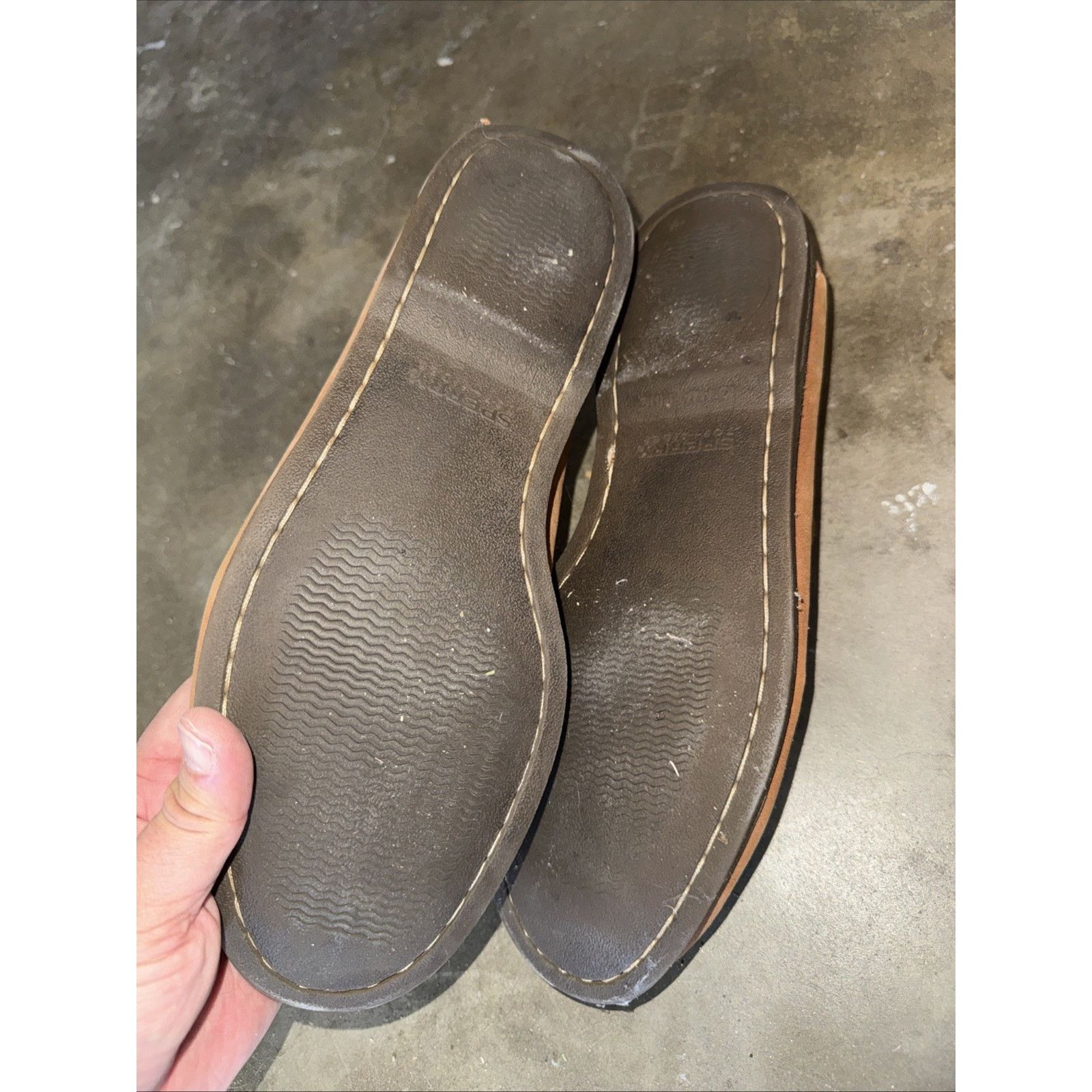 Sperry Sperry Top Sides Brown Boat Shoe Leather 11.5 Size US 11.5 / EU 44-45 - 5 Thumbnail