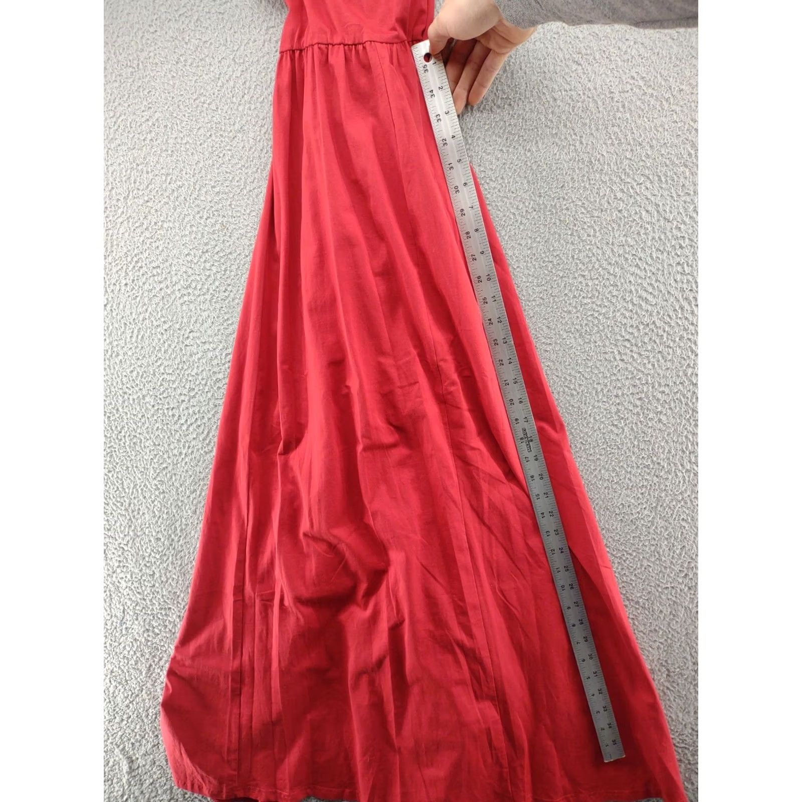Vintage ININ Women's Side Slit Long Red Dress Maxi Dress in Size M New with Tags Size M / US 6-8 / IT 42-44 - 5 Thumbnail