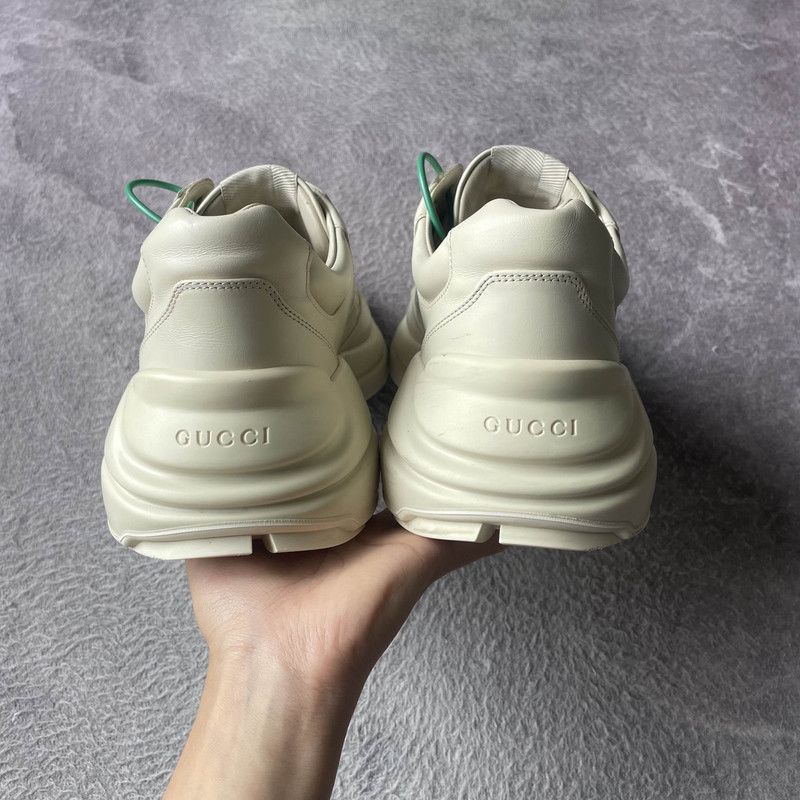 Gucci Gucci Rhyton Logo Low-Top Sneakers for Men - Size US 9.5 / EU 42-43 - 3 Thumbnail
