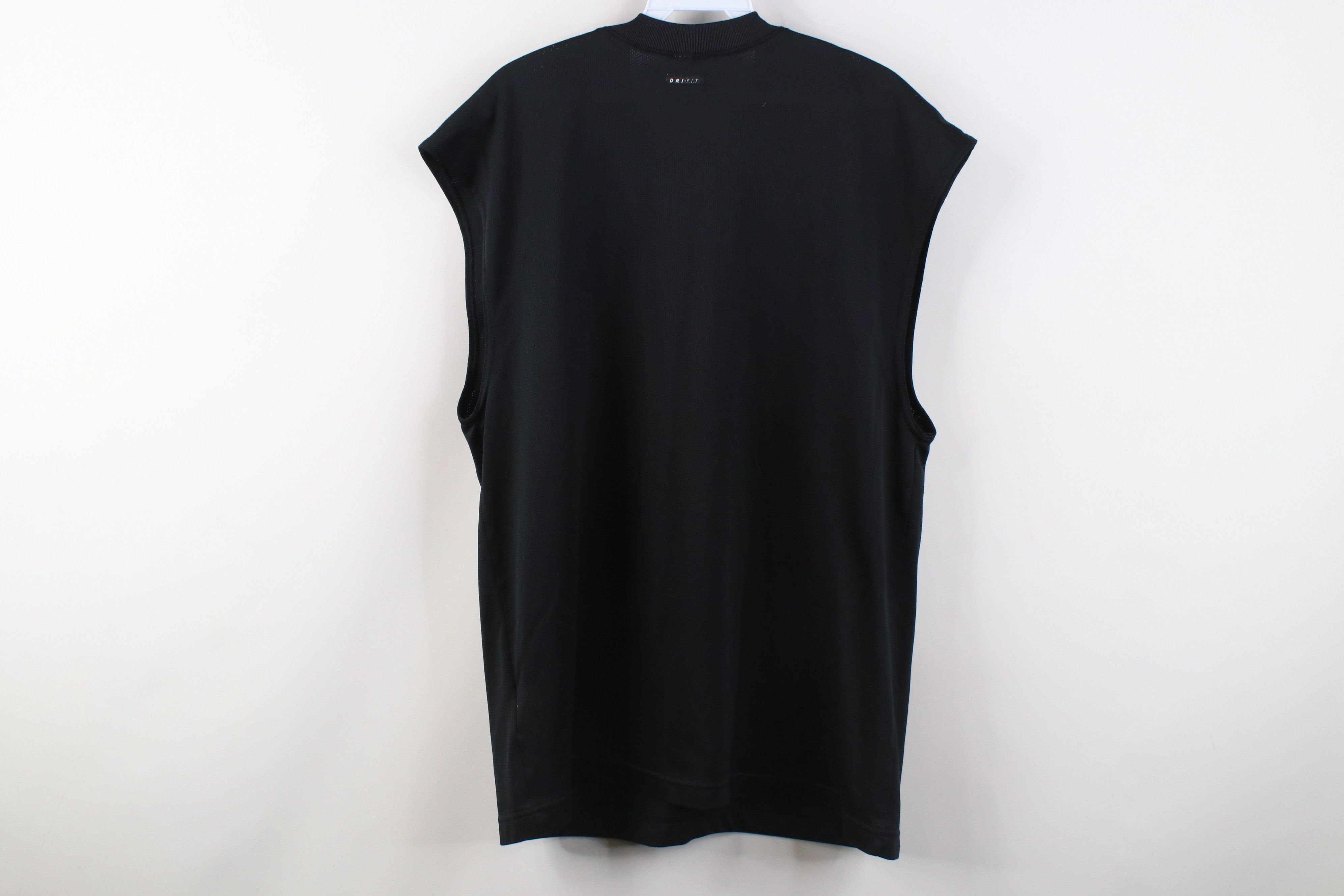 Nike Vintage Nike Scott Mini Swoosh Mesh Muscle T-Shirt Black Size US L / EU 52-54 / 3 - 11 Thumbnail