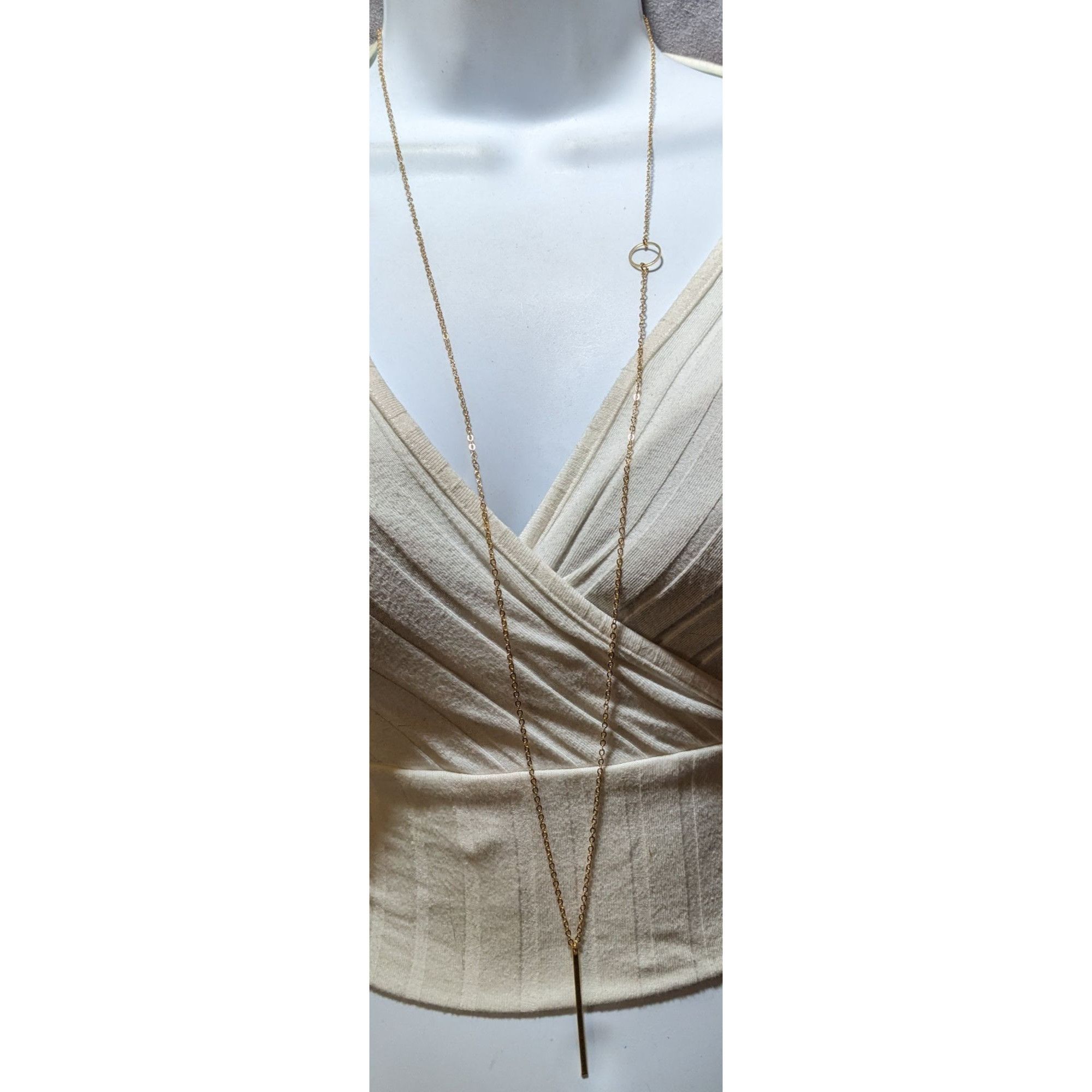 Other Minimalist Gold Geometric Charm Chain Necklace Size ONE SIZE - 3 Thumbnail