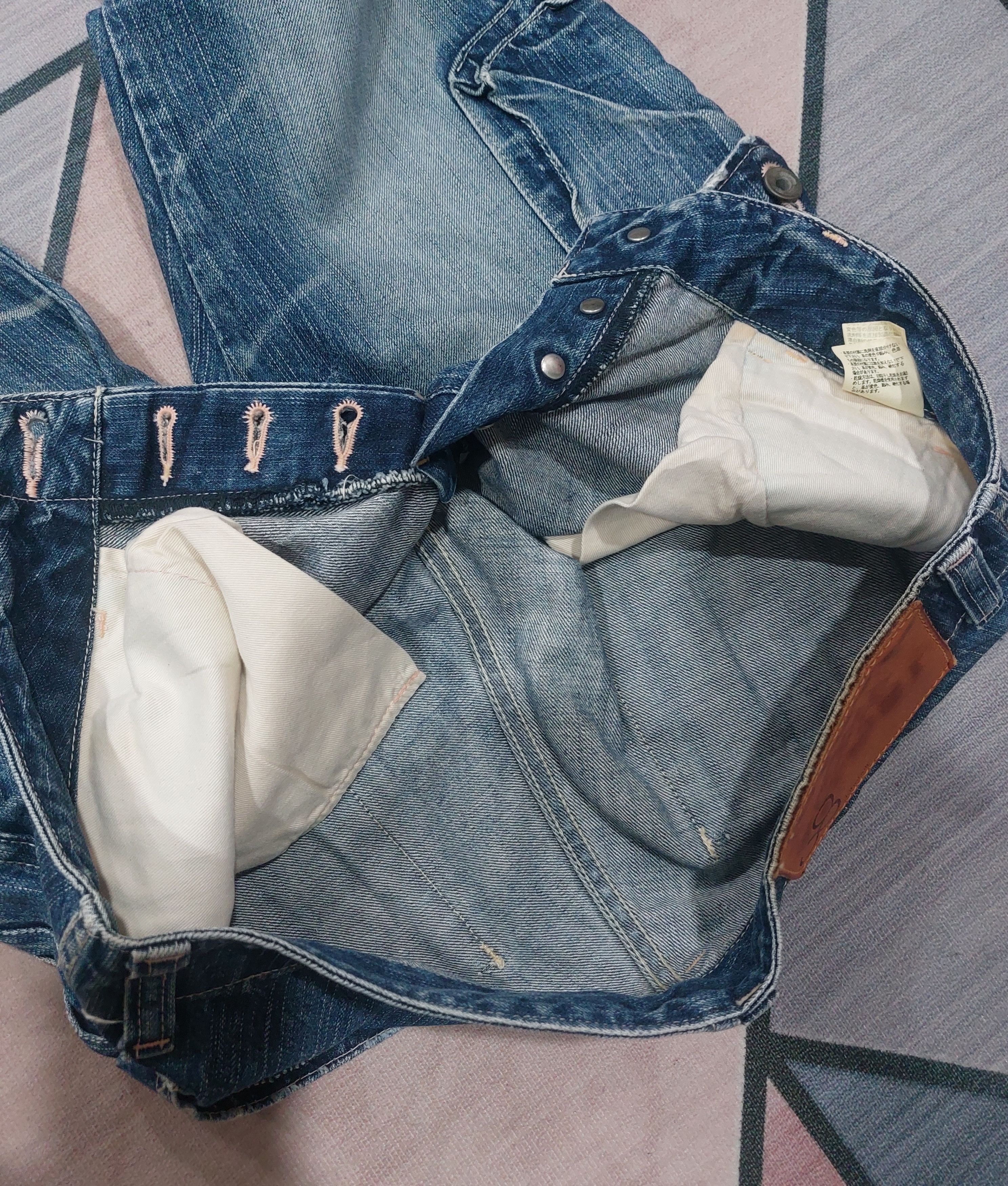 Johnbull Vintage 90's Johnbull Kojima Japan Cargo Multi Pocket Denim Size US 31 - 9 Thumbnail