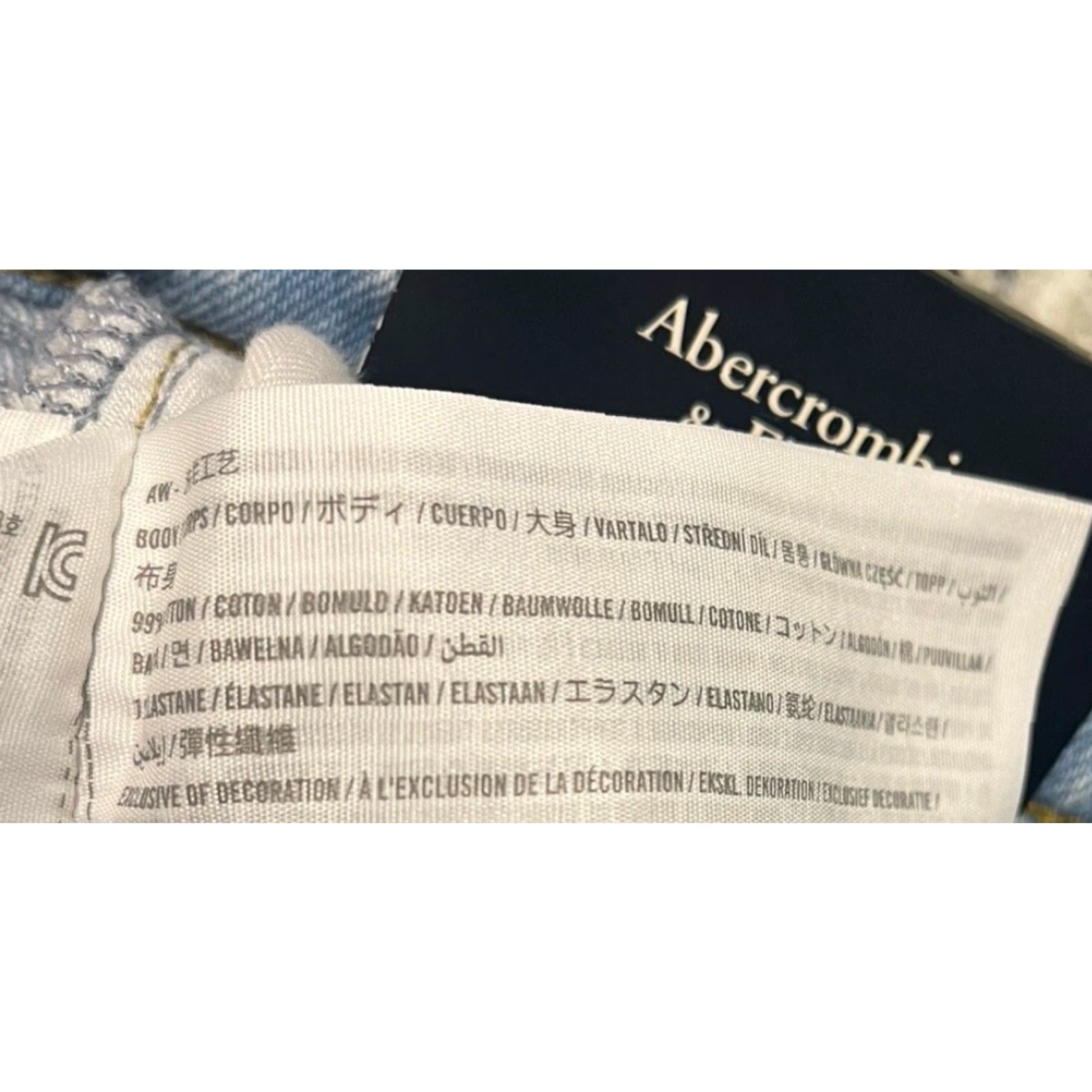 Abercrombie & Fitch VINTAGE Abercrombie & Fitch Ultra High Rise 90s Straight Jeans Women 26 True Waist 26 x 30 Blue Distressed 5-Pocket Mens Womens? Size 26" / US 2 / IT 38 - 7 Thumbnail