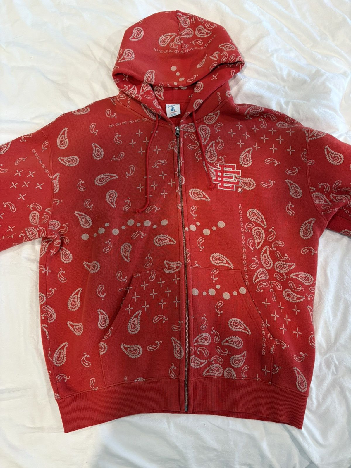 Eric Emanuel Eric Emanuel Red Paisley Zip-up Size US XXL / EU 58 / 5 - 1 Thumbnail