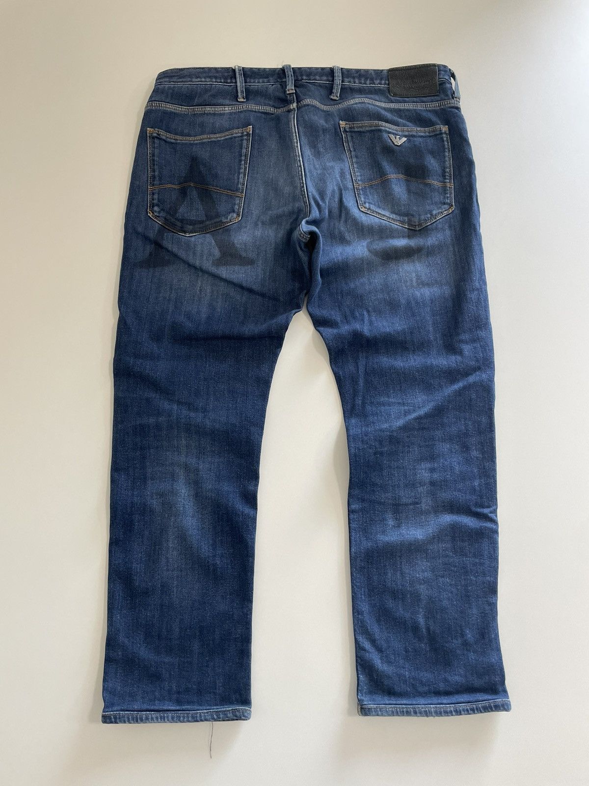 Armani × Vintage RARE EMPORIO ARMANI 90S VINTAGE FADED BIG LOGO 