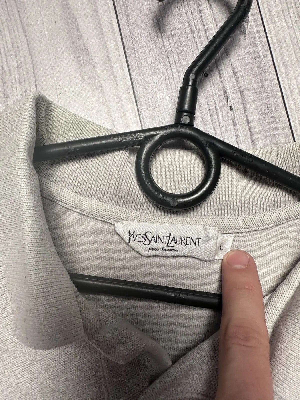 Yves Saint Laurent Vintage Yves Saint Laurent polo shirt size L rare Size US L / EU 52-54 / 3 - 3 Thumbnail