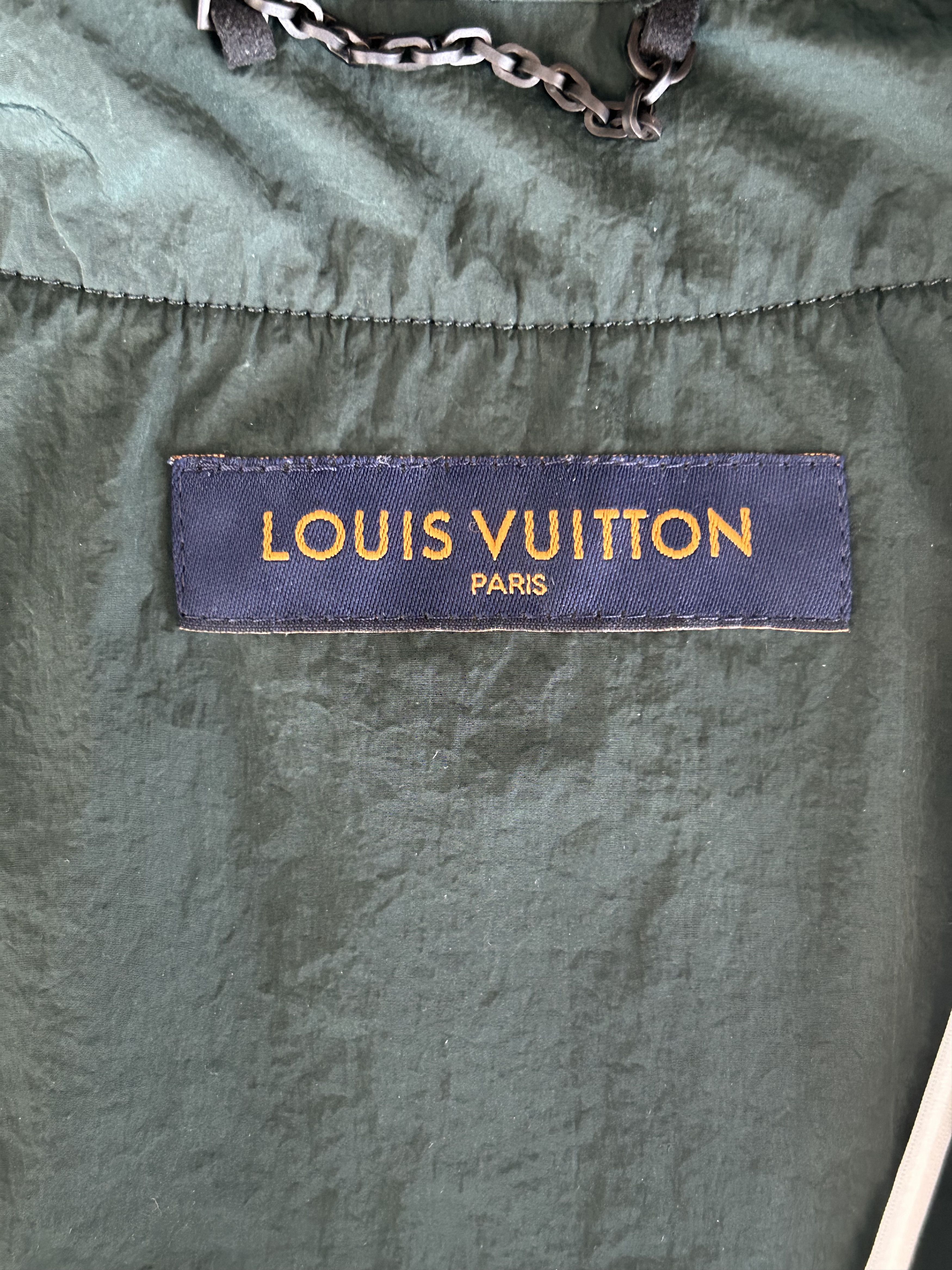 Louis Vuitton Louis Vuitton White & Green Graphic Windbreaker Size US XL / EU 56 / 4 - 3 Thumbnail