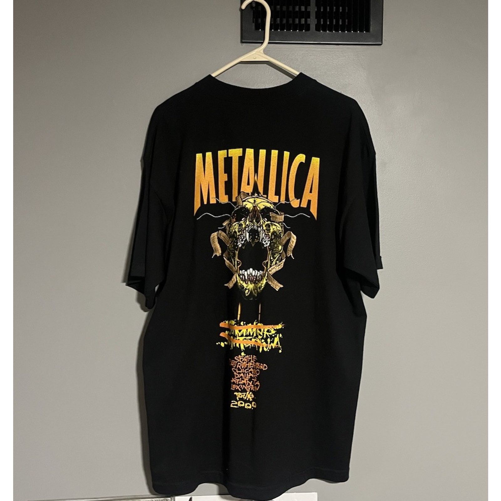 Metallica Metallica Tour 2000 Pushead Summer Sanitarium Xl mens band Size US XXL / EU 58 / 5 - 1 Thumbnail