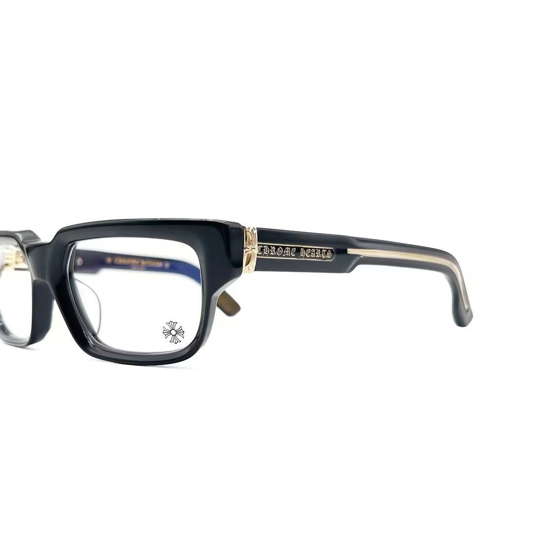 Chrome Hearts Chrome Hearts 2 Thick BK/GP Glasses Frame Size ONE SIZE - 4 Thumbnail